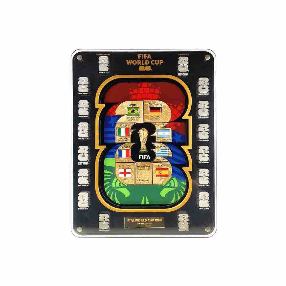 FIFA World Champion Pin Collection Set (DIY Champion Flag) (Case - Front)