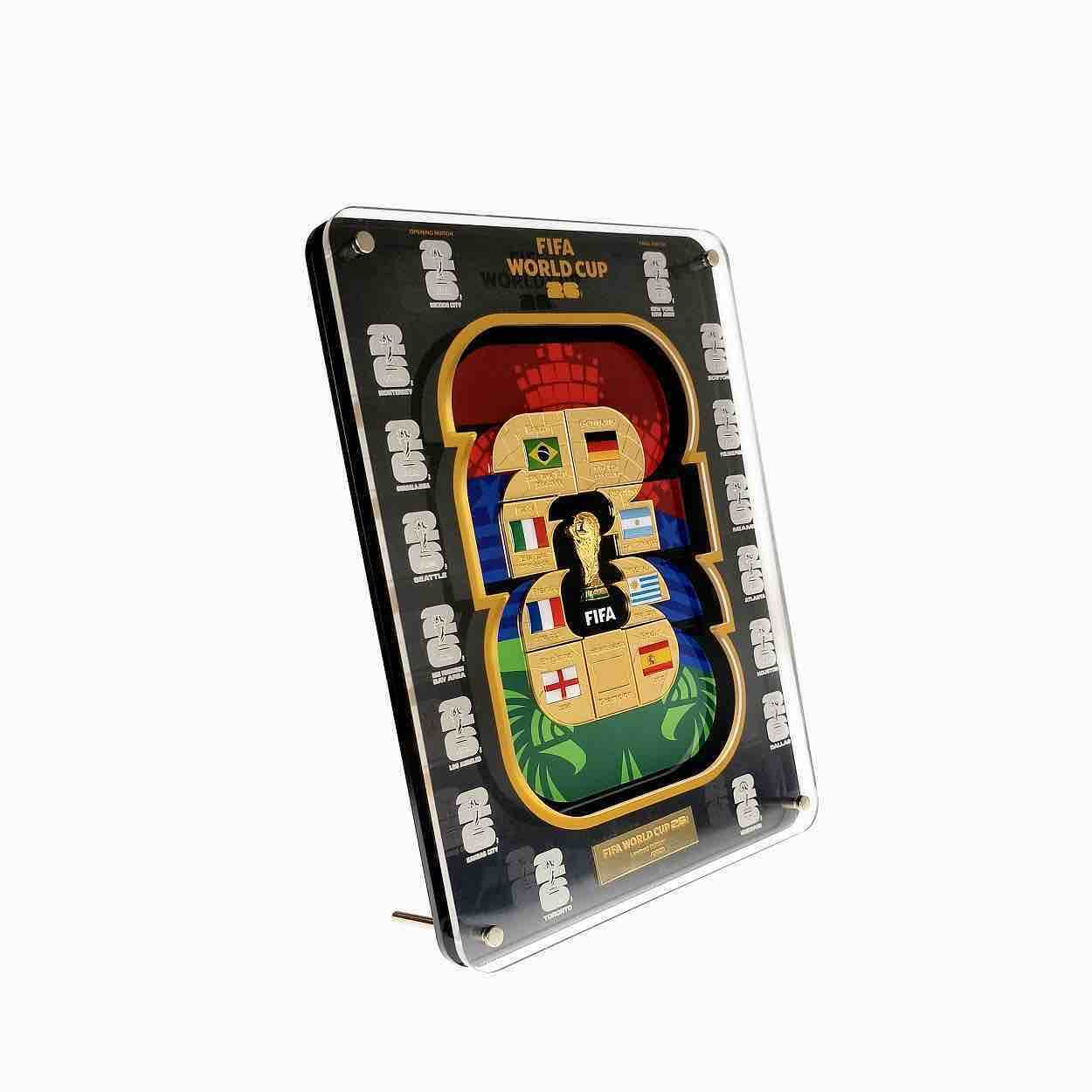 FIFA World Champion Pin Collection Set (DIY Champion Flag) (Case - Lateral Front 2)