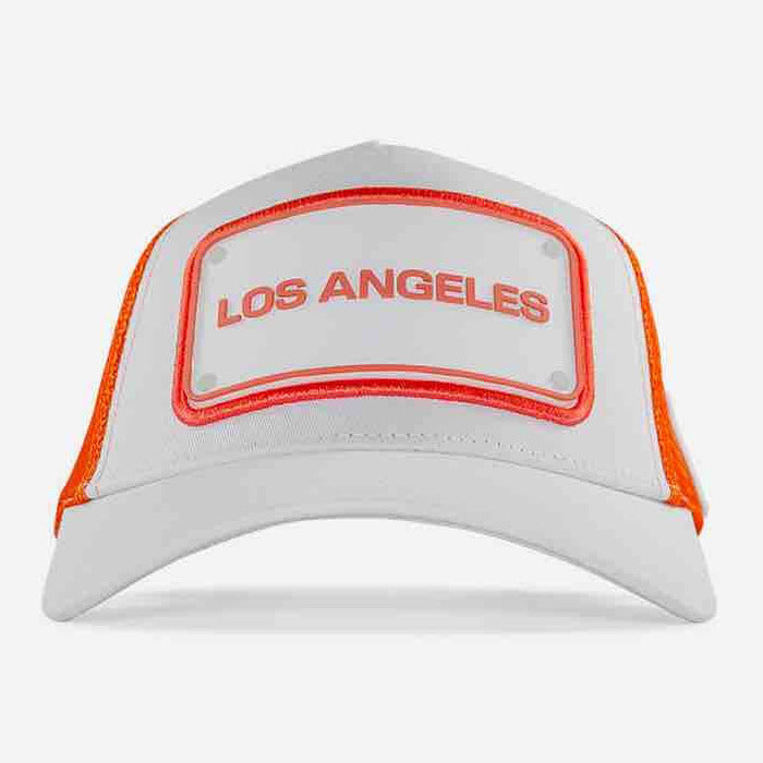 FIFA World Cup 2026 Host City Los Angeles Trucker Hat (Front)