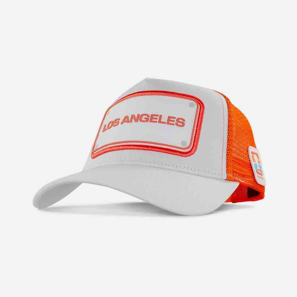 FIFA World Cup 2026 Host City Los Angeles Trucker Hat (Lateral - Front)