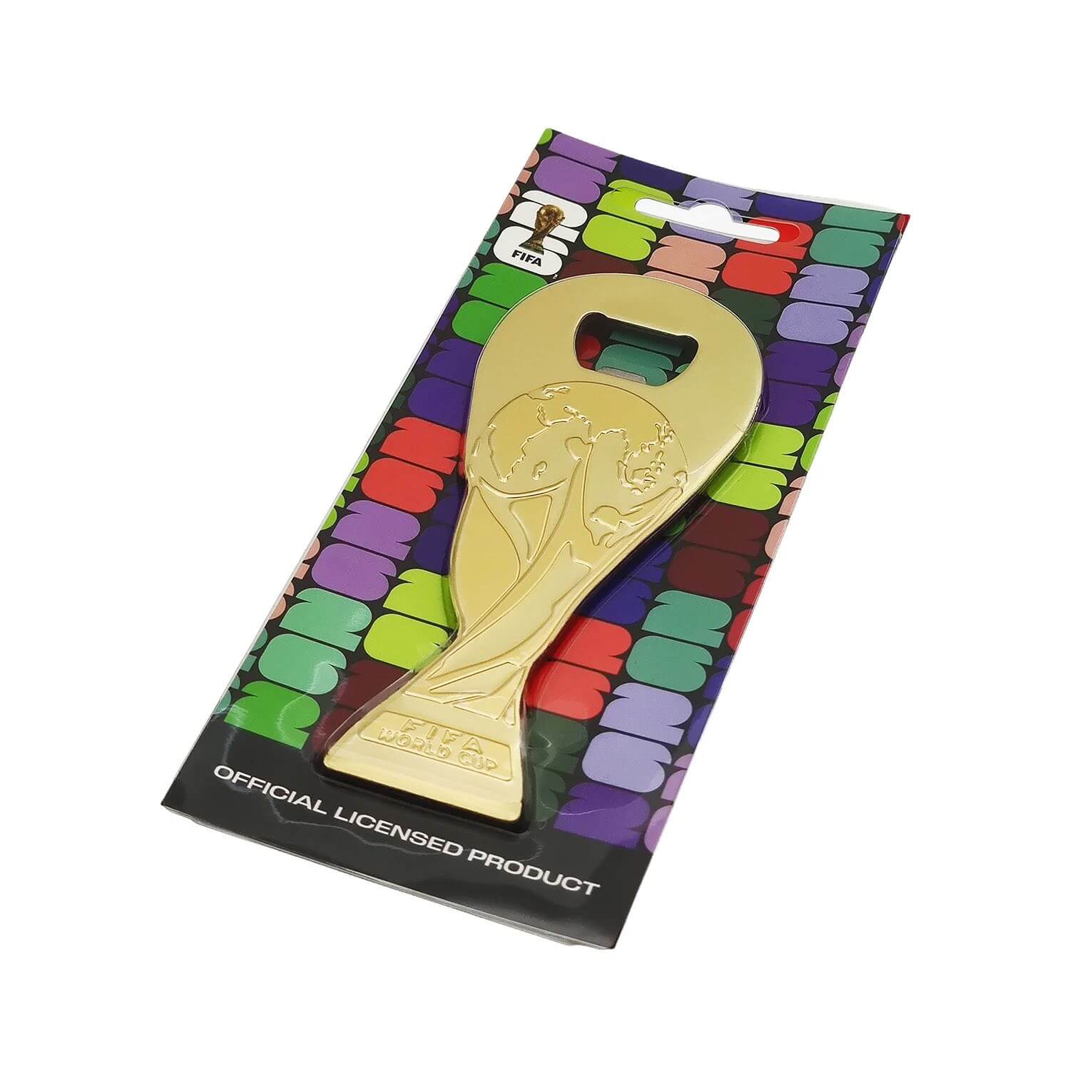 FIFA World Cup 2D Trophy Magnet Bottle Opener (Package - Front)