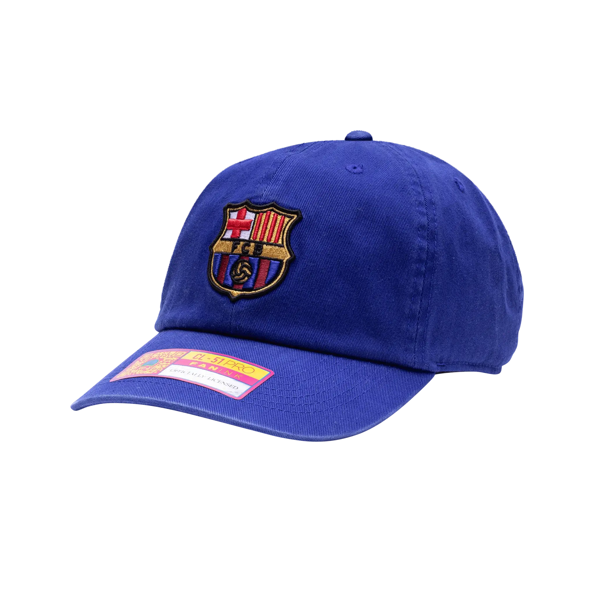 Fan Ink Collection Barcelona Bambo Classic Hat Blue (Lateral - Front 1)