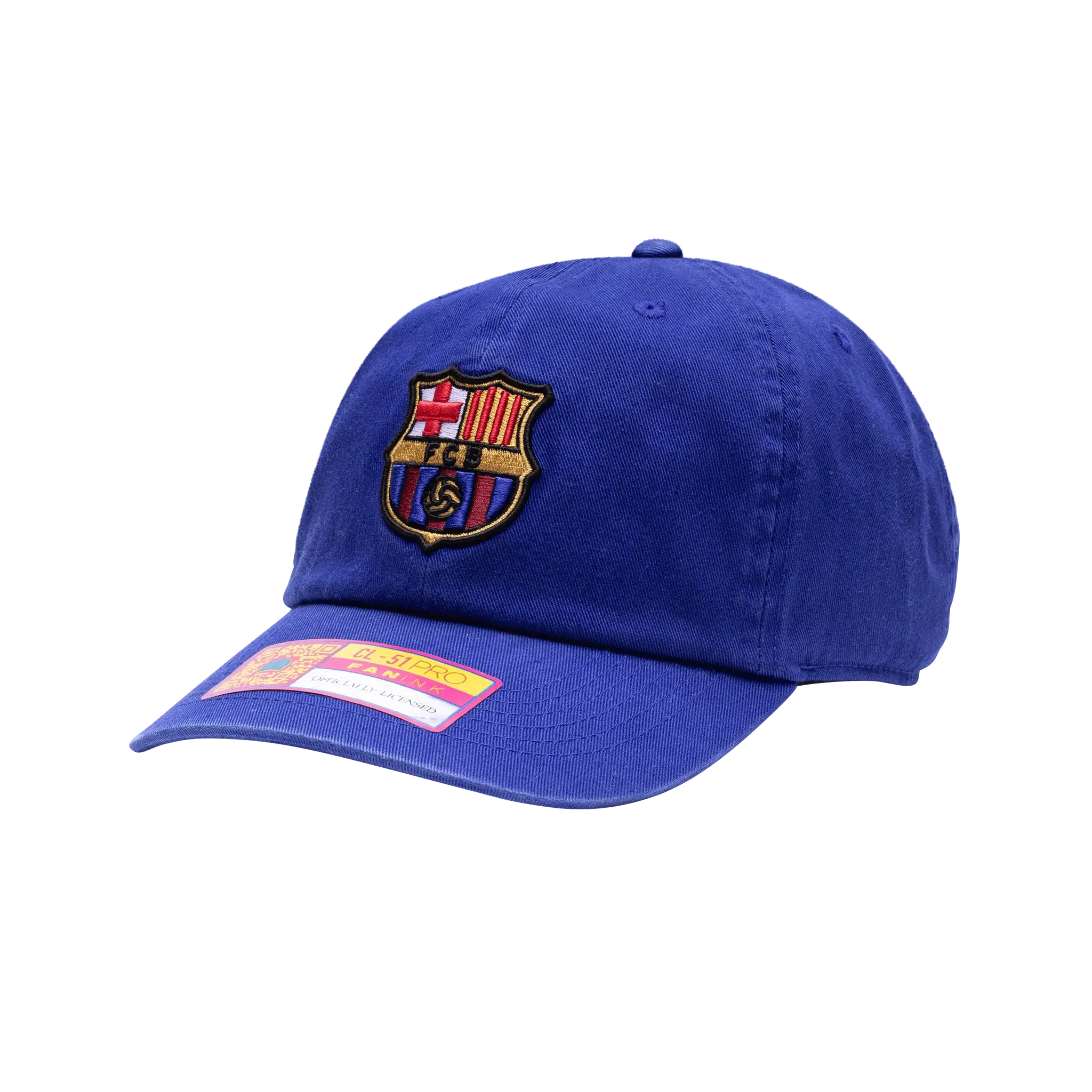 Fan Ink Collection Barcelona Bambo Classic Hat Blue (Lateral - Front 1)