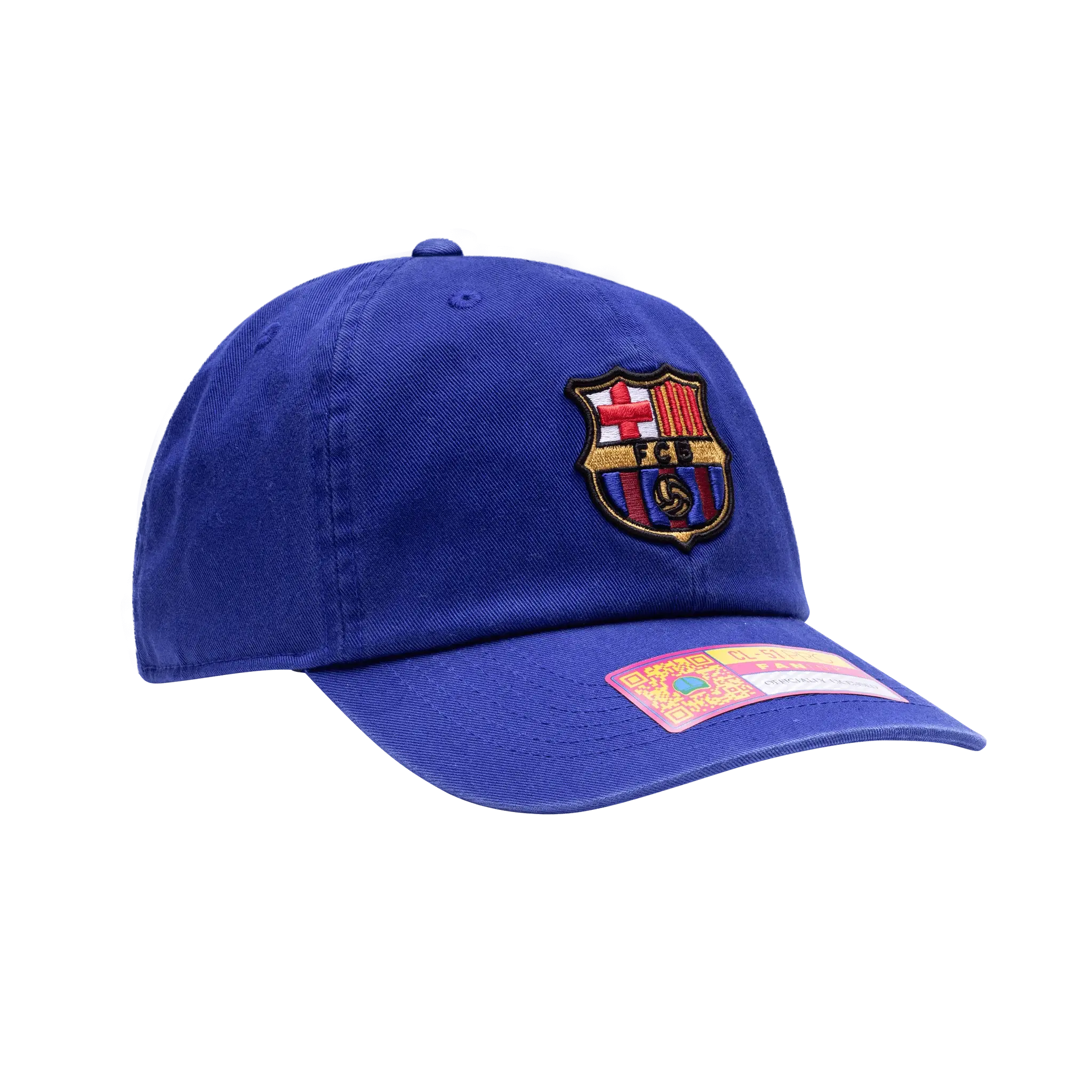 Fan Ink Collection Barcelona Bambo Classic Hat Blue (Lateral - Front 2)