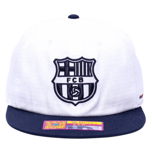 Fan Ink Collection Barcelona Swingman Wax Snapback Hat (Front)