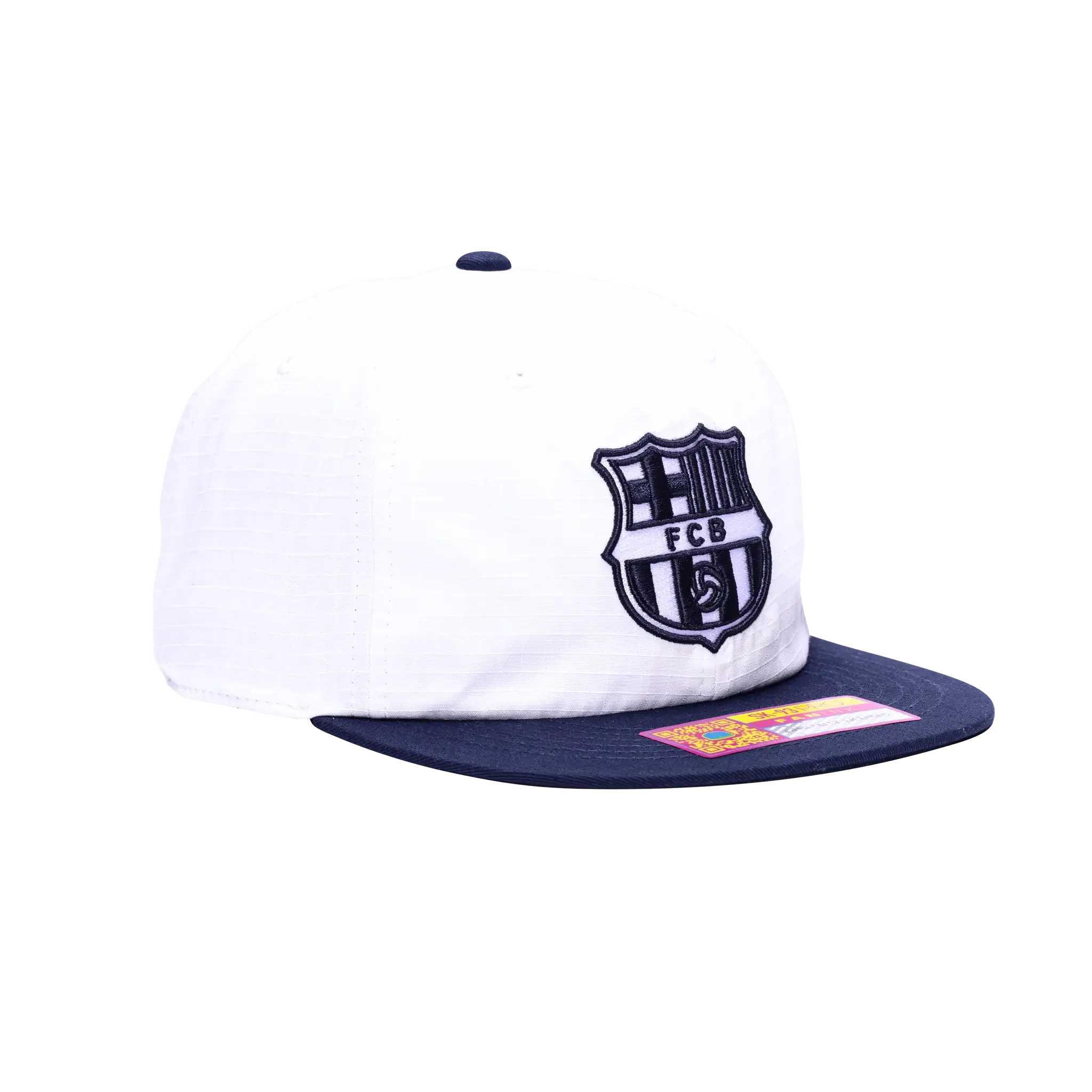 Fan Ink Collection Barcelona Swingman Wax Snapback Hat (Lateral - Front 2)