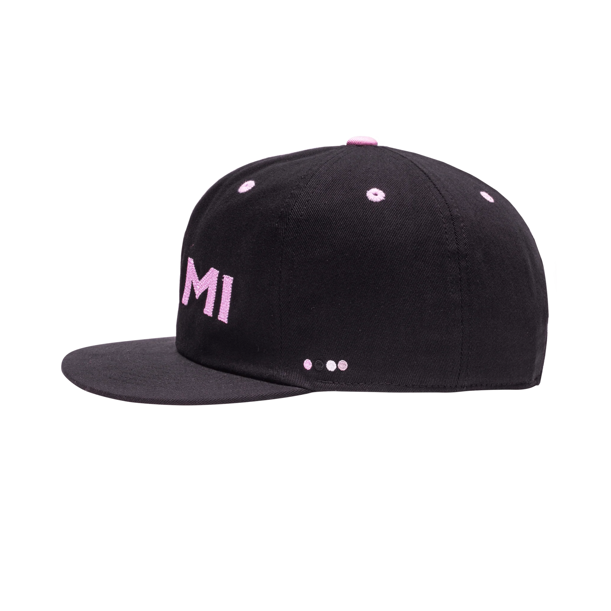 Fan Ink Collection Inter Miami Bankroll City Snapback Hat (Side 1)