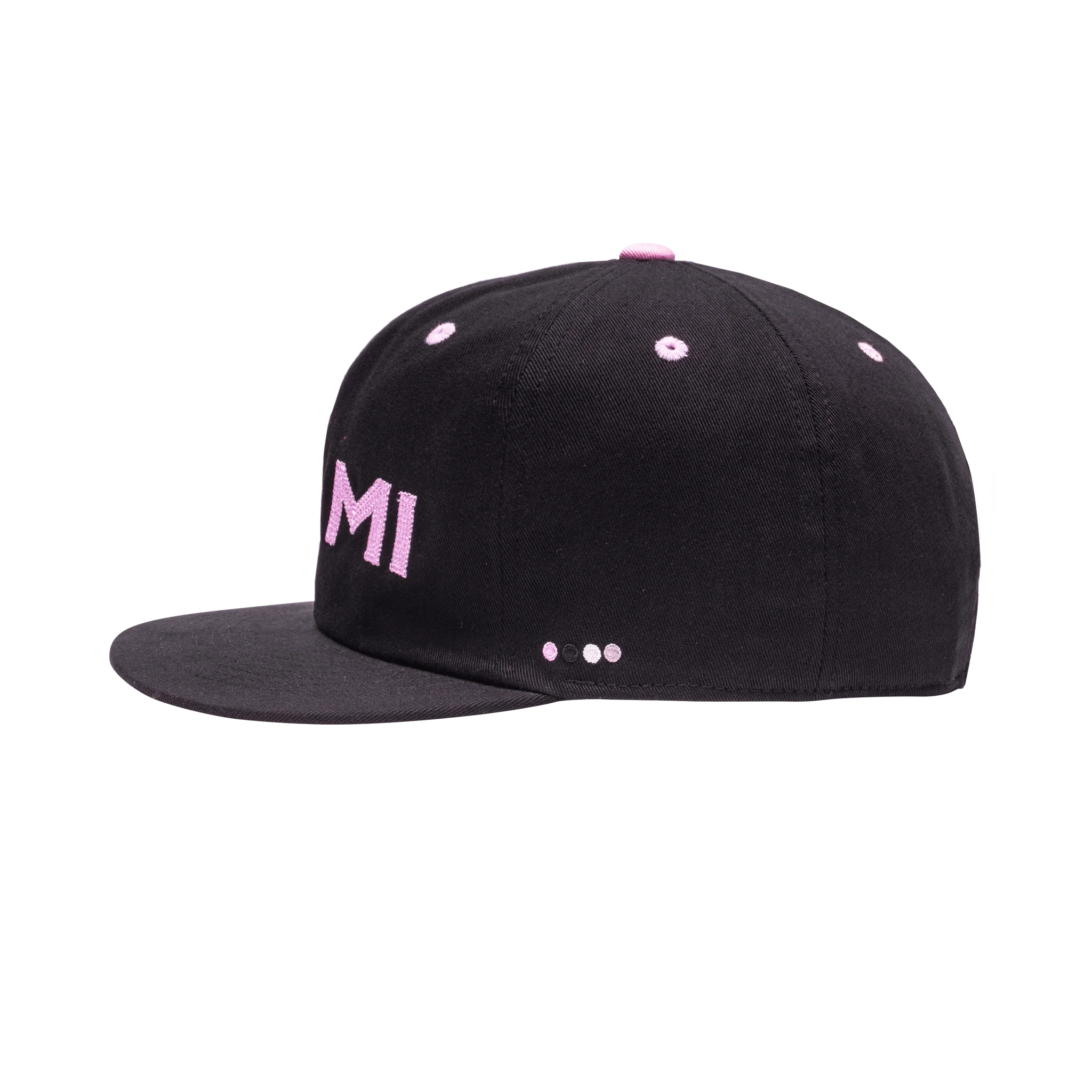 Fan Ink Collection Inter Miami Bankroll City Snapback Hat (Side 1)