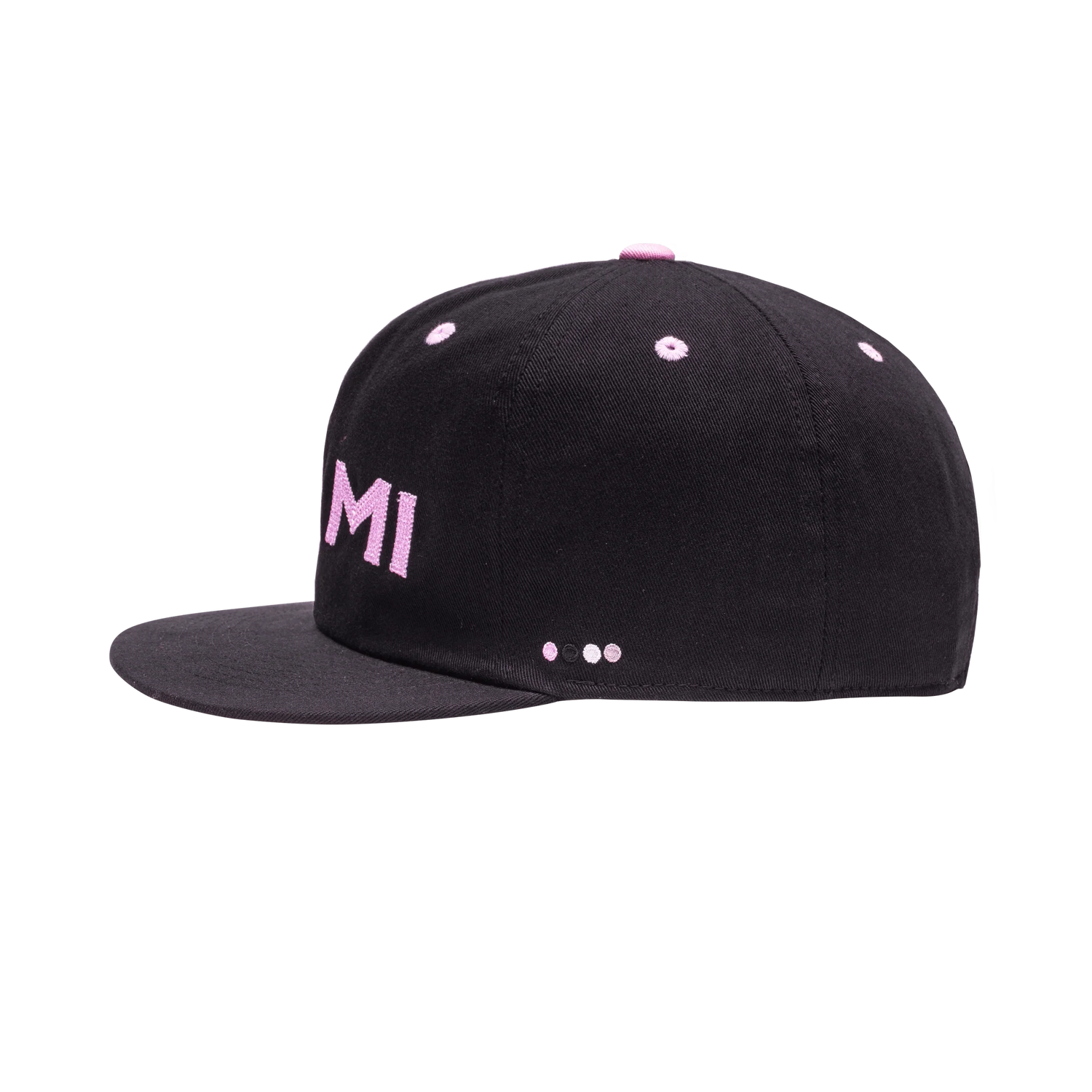 Fan Ink Collection Inter Miami Bankroll City Snapback Hat (Side 1)