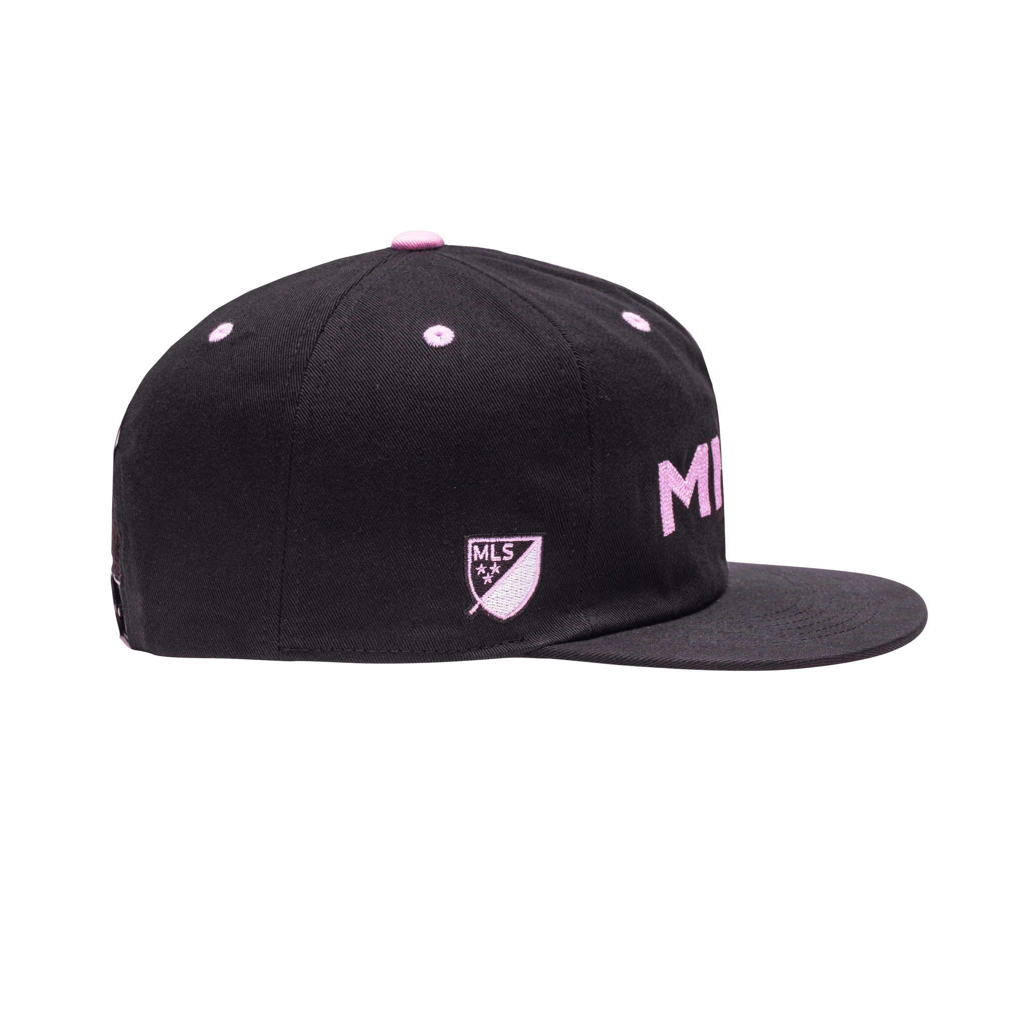 Fan Ink Collection Inter Miami Bankroll City Snapback Hat (Side 2)