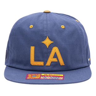 Fan Ink Collection LA Galaxy Bankroll Coral Snapback Hat (Front)