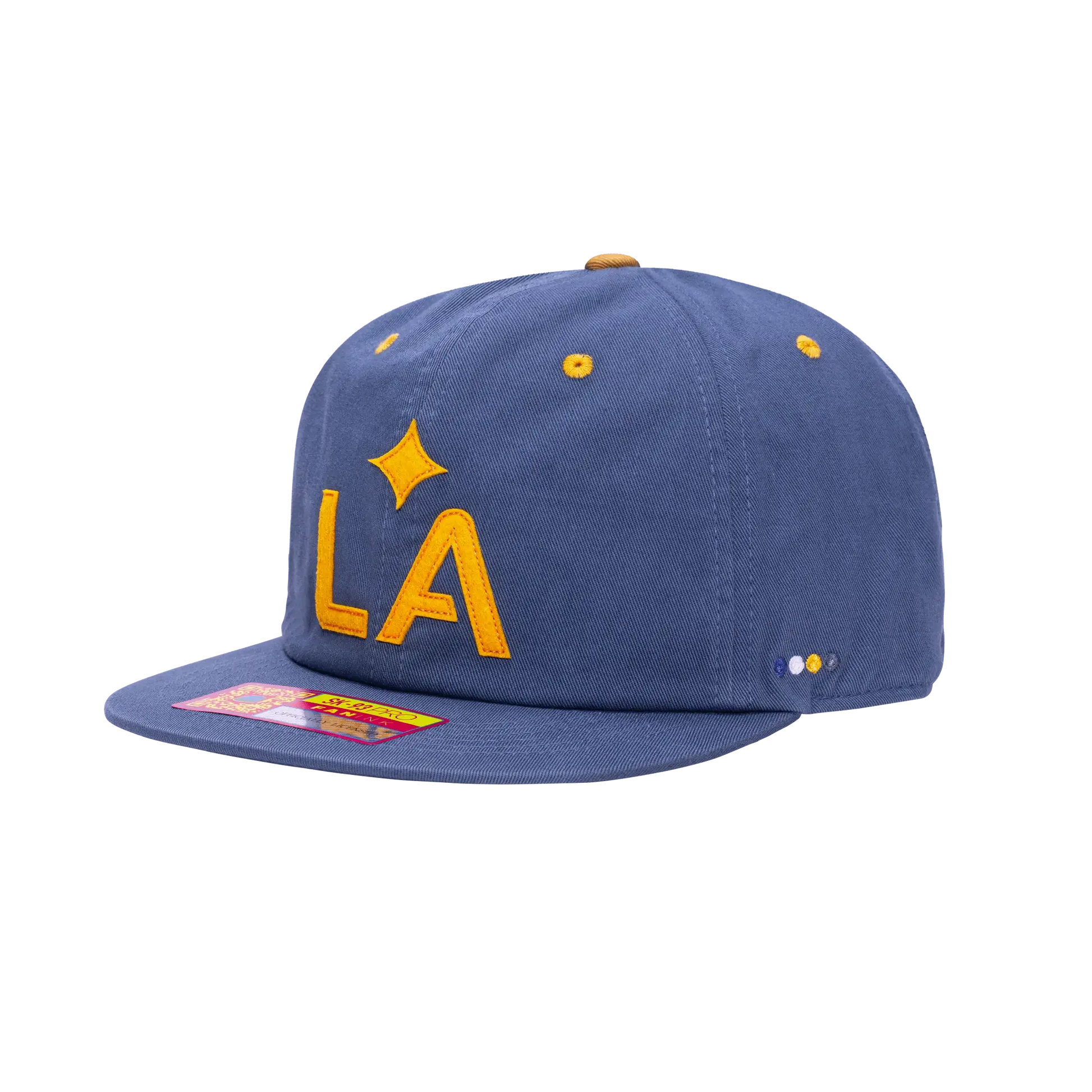 Fan Ink Collection LA Galaxy Bankroll Coral Snapback Hat (Lateral - Front 1)