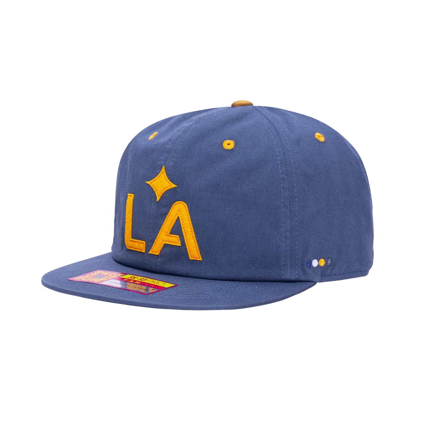 Fan Ink Collection LA Galaxy Bankroll Coral Snapback Hat (Lateral - Front 1)