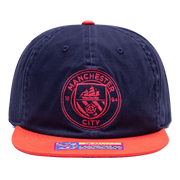 Fan Ink Collection Manchester City Wander Snapback Hat (Front)