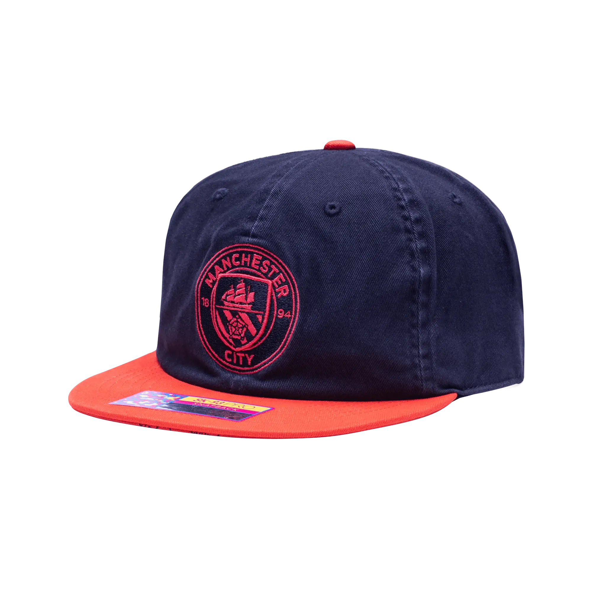 Fan Ink Collection Manchester City Wander Snapback Hat (Lateral - Side 1)