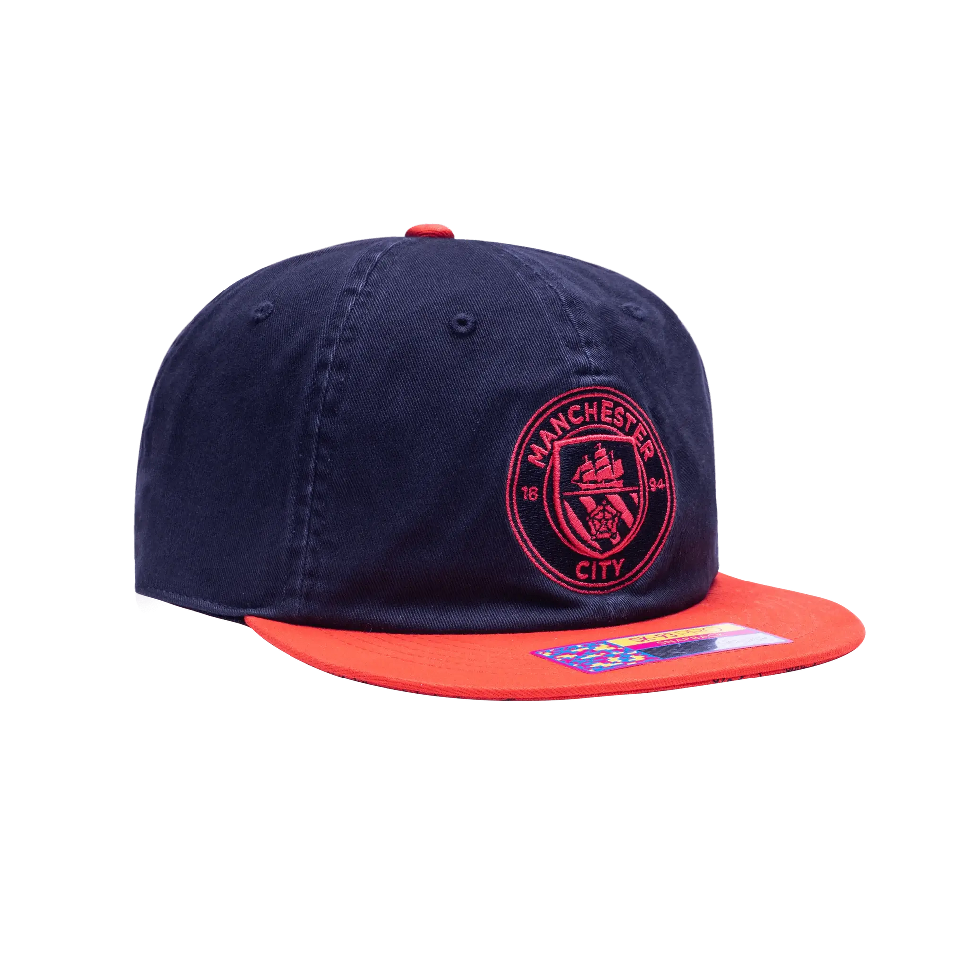 Fan Ink Collection Manchester City Wander Snapback Hat (Lateral - Side 2)