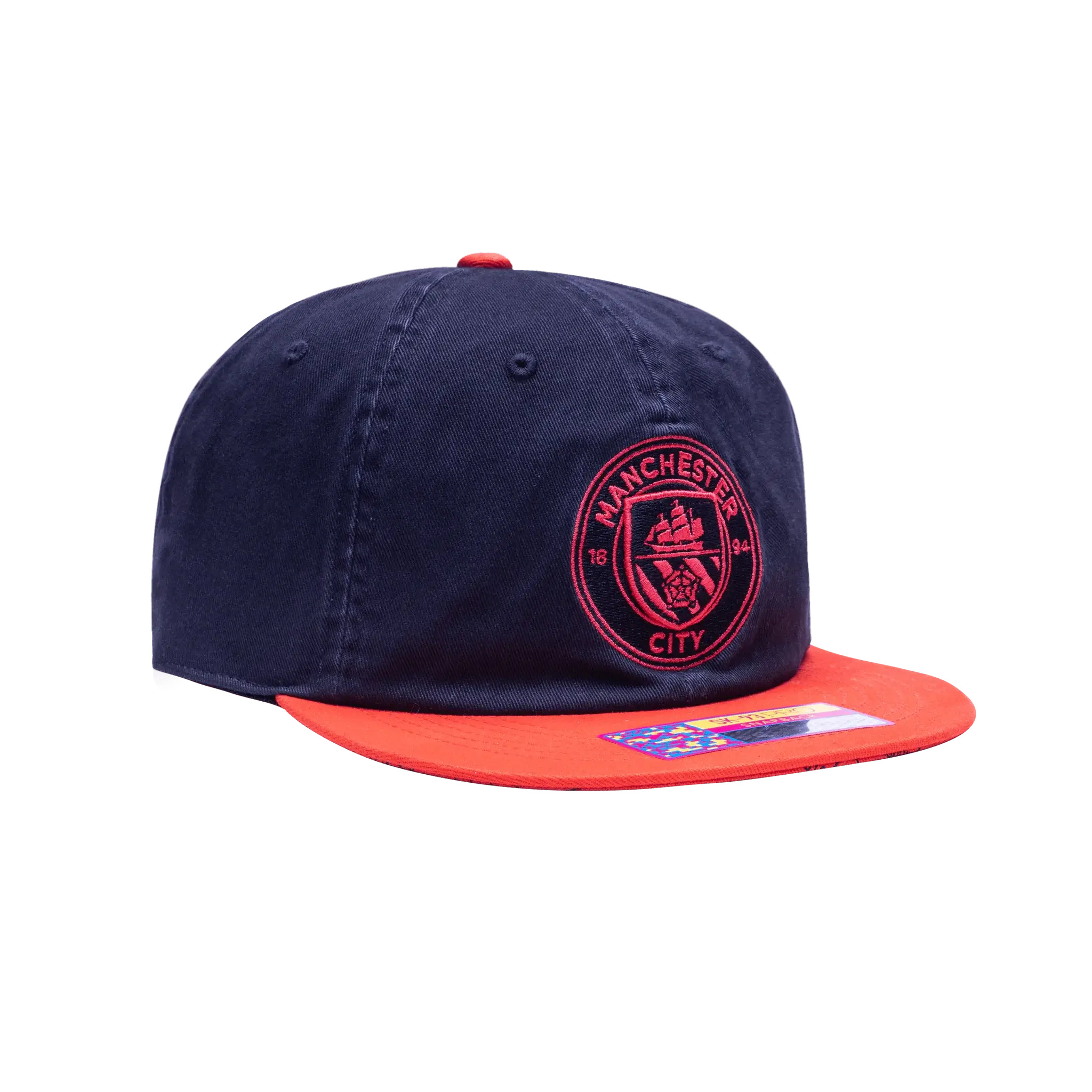Fan Ink Collection Manchester City Wander Snapback Hat (Lateral - Side 2)