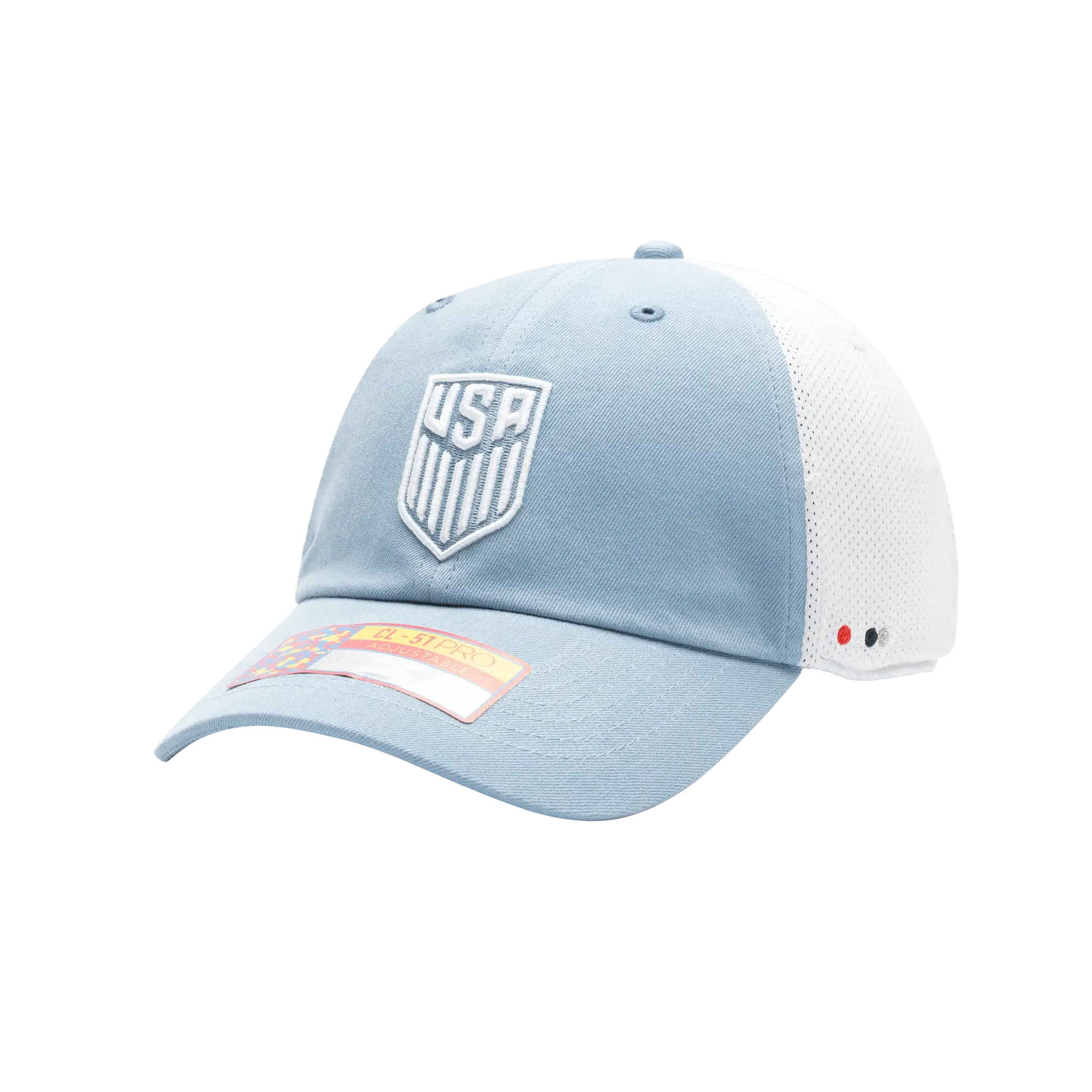 Fan Ink Collection USA Ace 2.0 Classic Adjustable Hat (Lateral - Front 1)