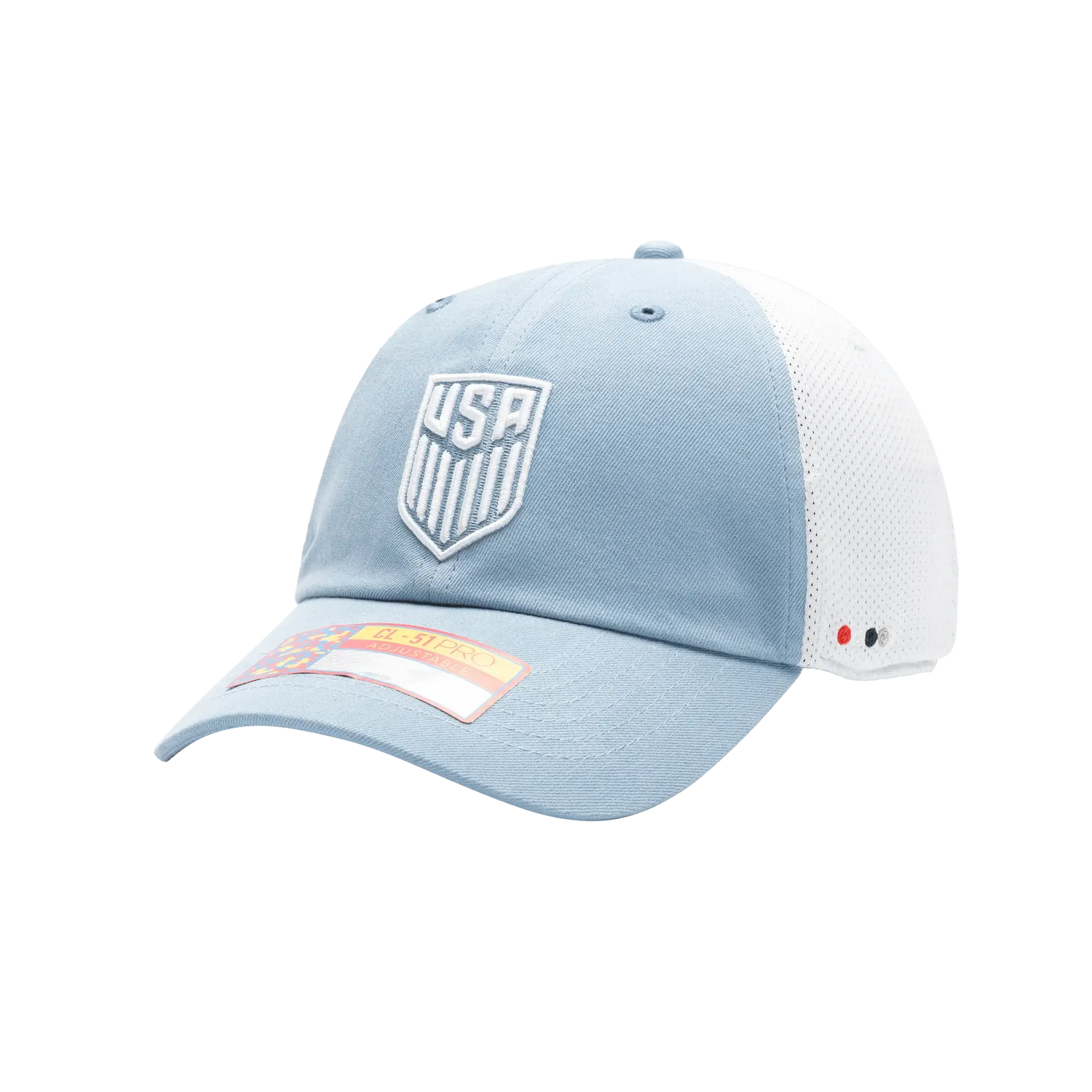 Fan Ink Collection USA Ace 2.0 Classic Adjustable Hat (Lateral - Front 1)