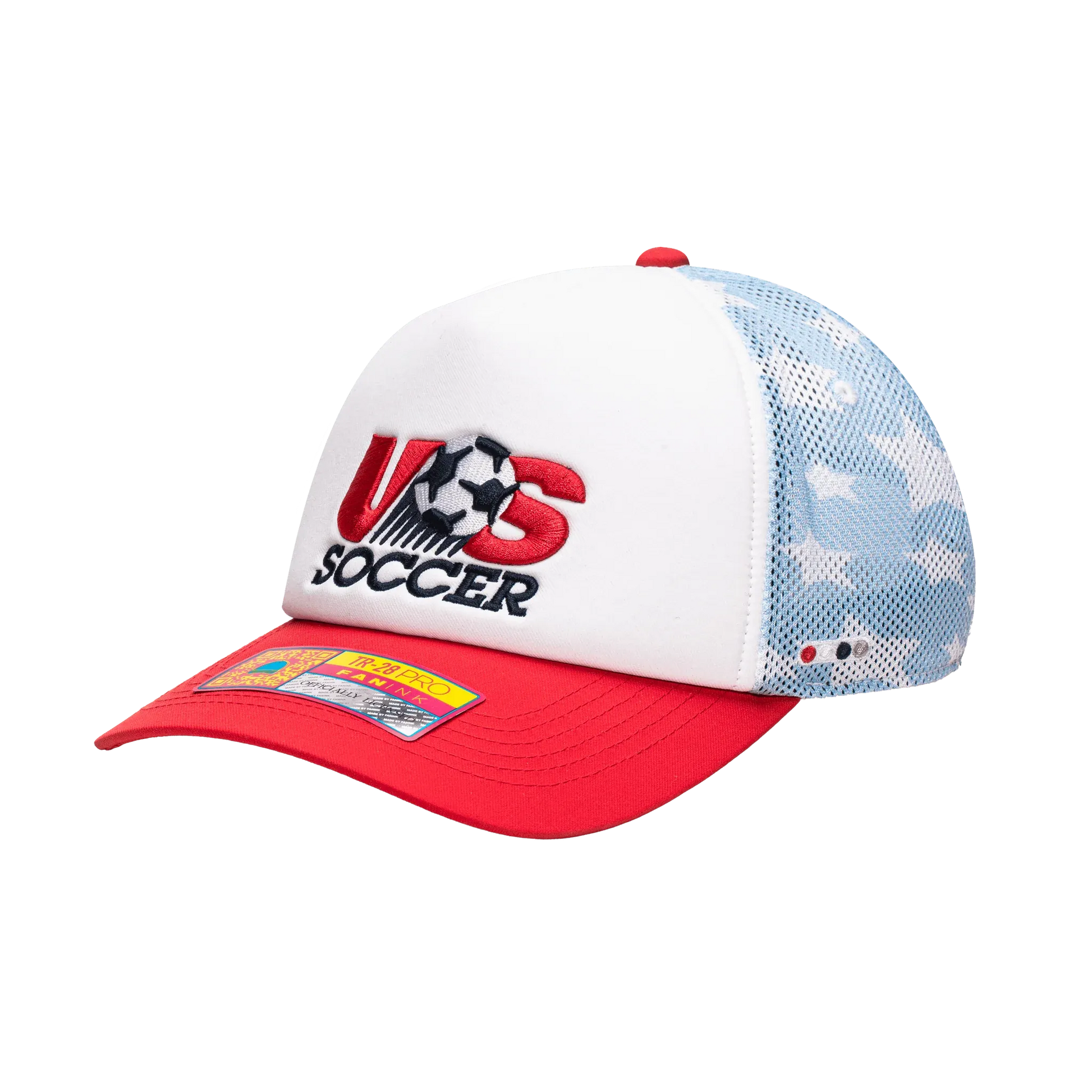 Fan Ink Collection USA Soccer "Making History" Trucker Hat (Lateral - Front 1)