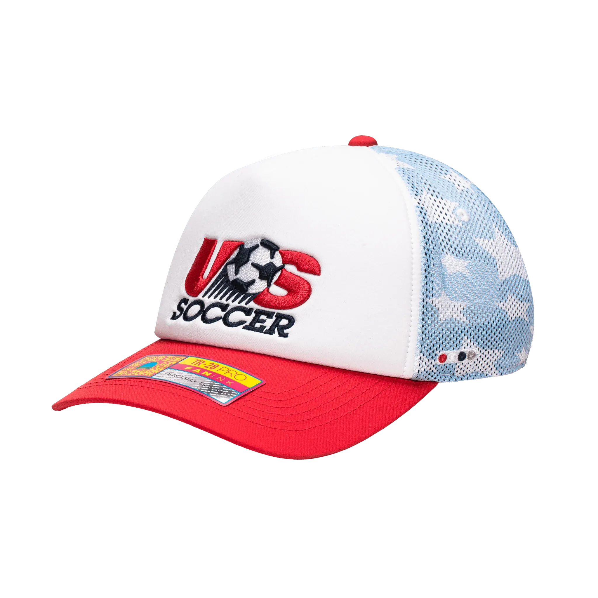 Fan Ink Collection USA Soccer "Making History" Trucker Hat (Lateral - Front 1)