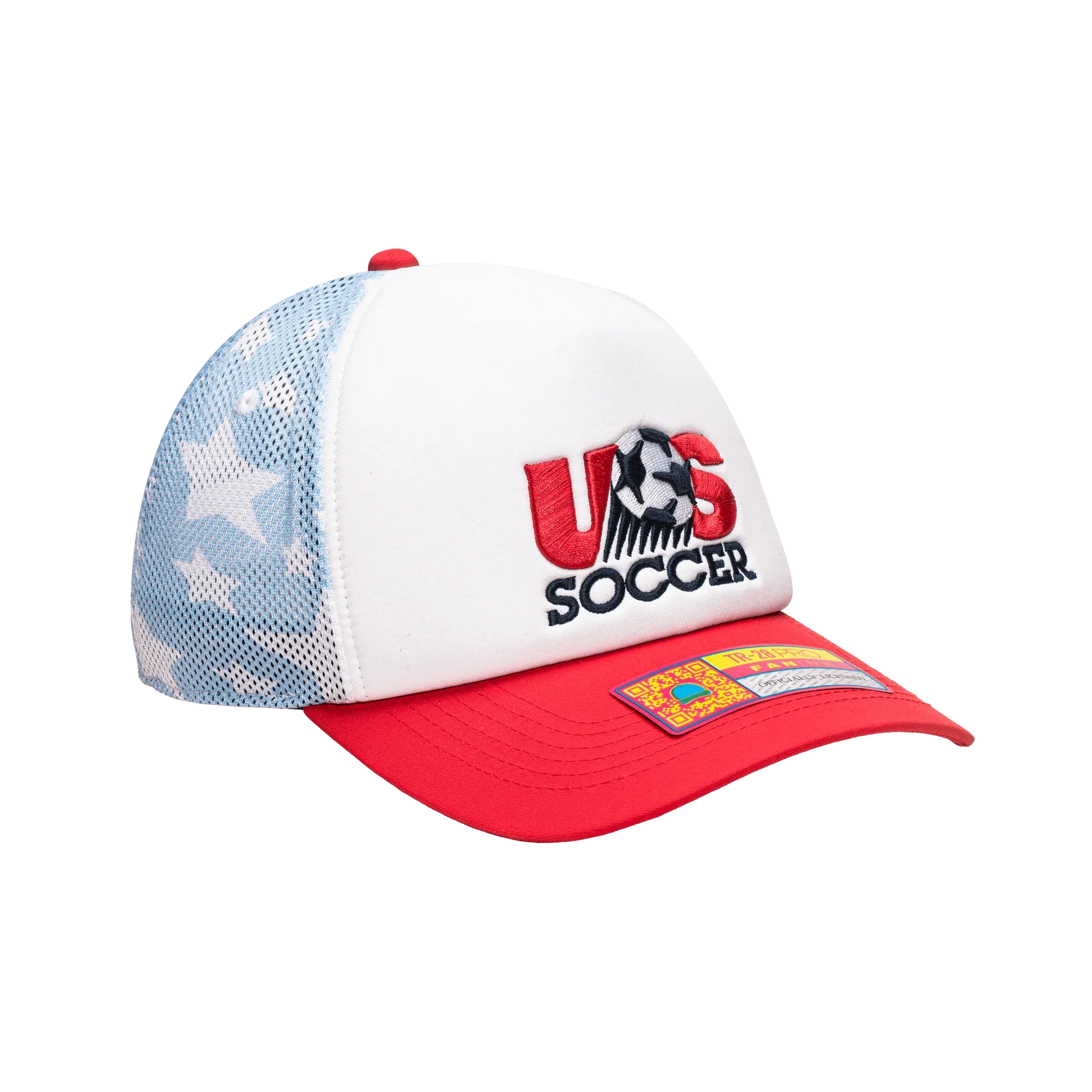 Fan Ink Collection USA Soccer "Making History" Trucker Hat (Lateral - Front 2)