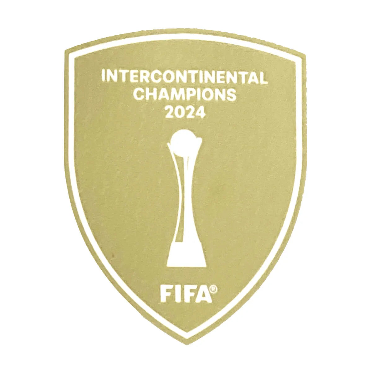 Fifa Real Madrid Intercontinental Champion 2024 Gold Patch