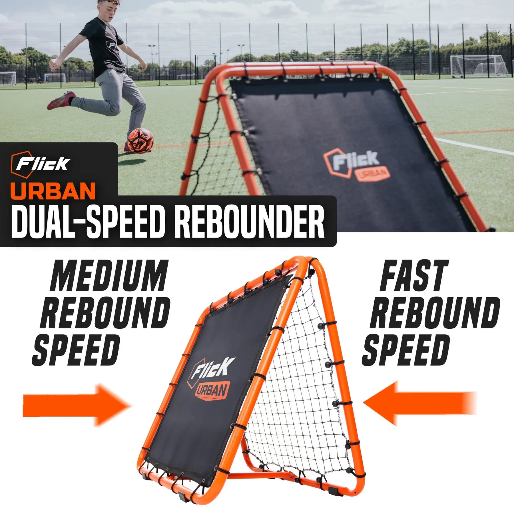 Flick Dual Speed Rebounder (Features 1)