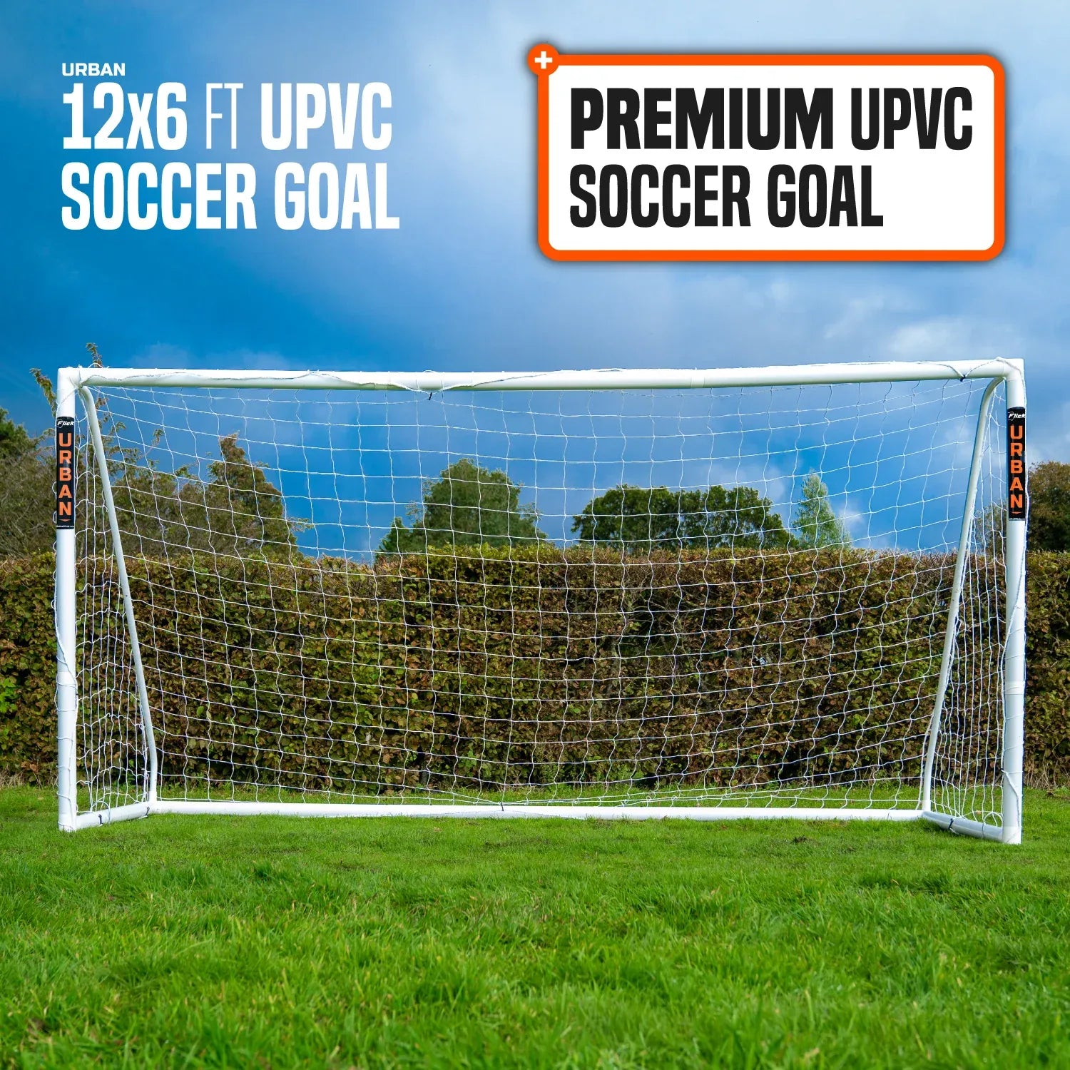 Flick Urban 12' x 6' Match Goal (Front)