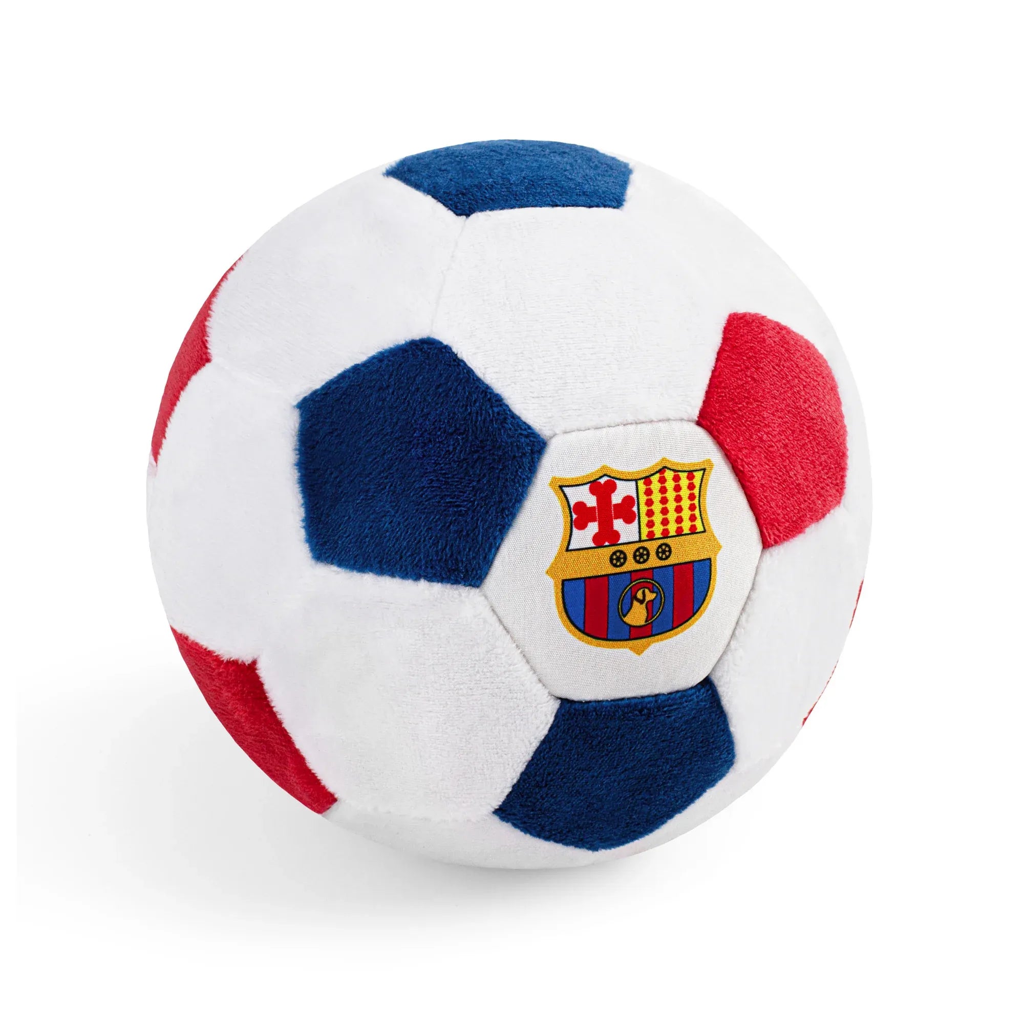 Floofball Barkcelona Plush Soccer Ball - Dog Toy (Side)
