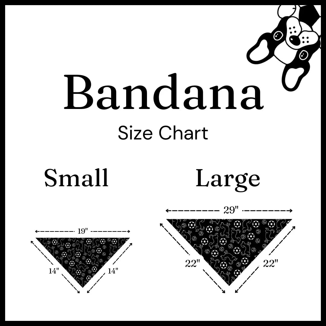 Floofball Barksil Dog Bandana (Sizes)