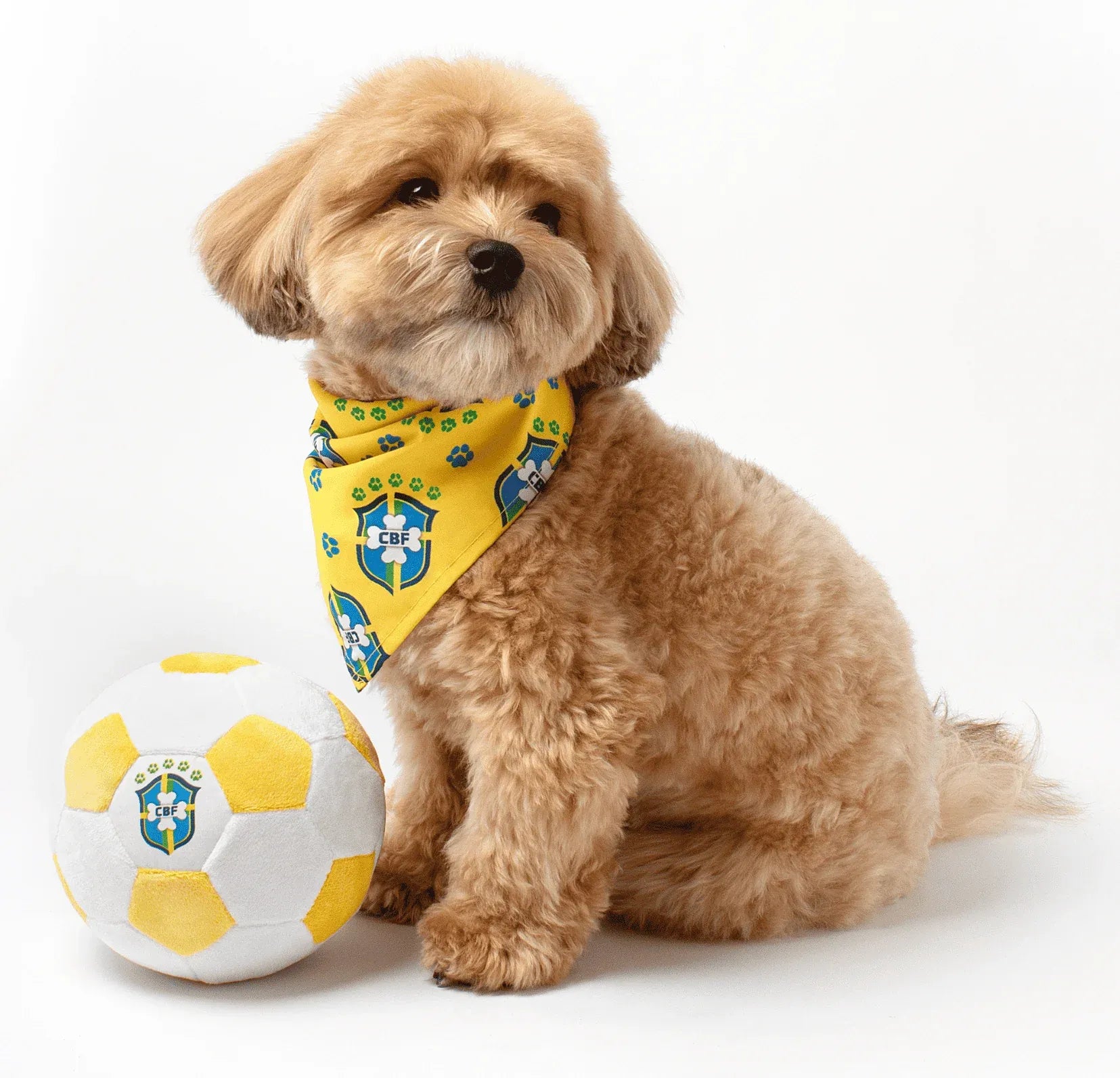Floofball Barkzil Plush Soccer Ball - Dog Toy (Dog)