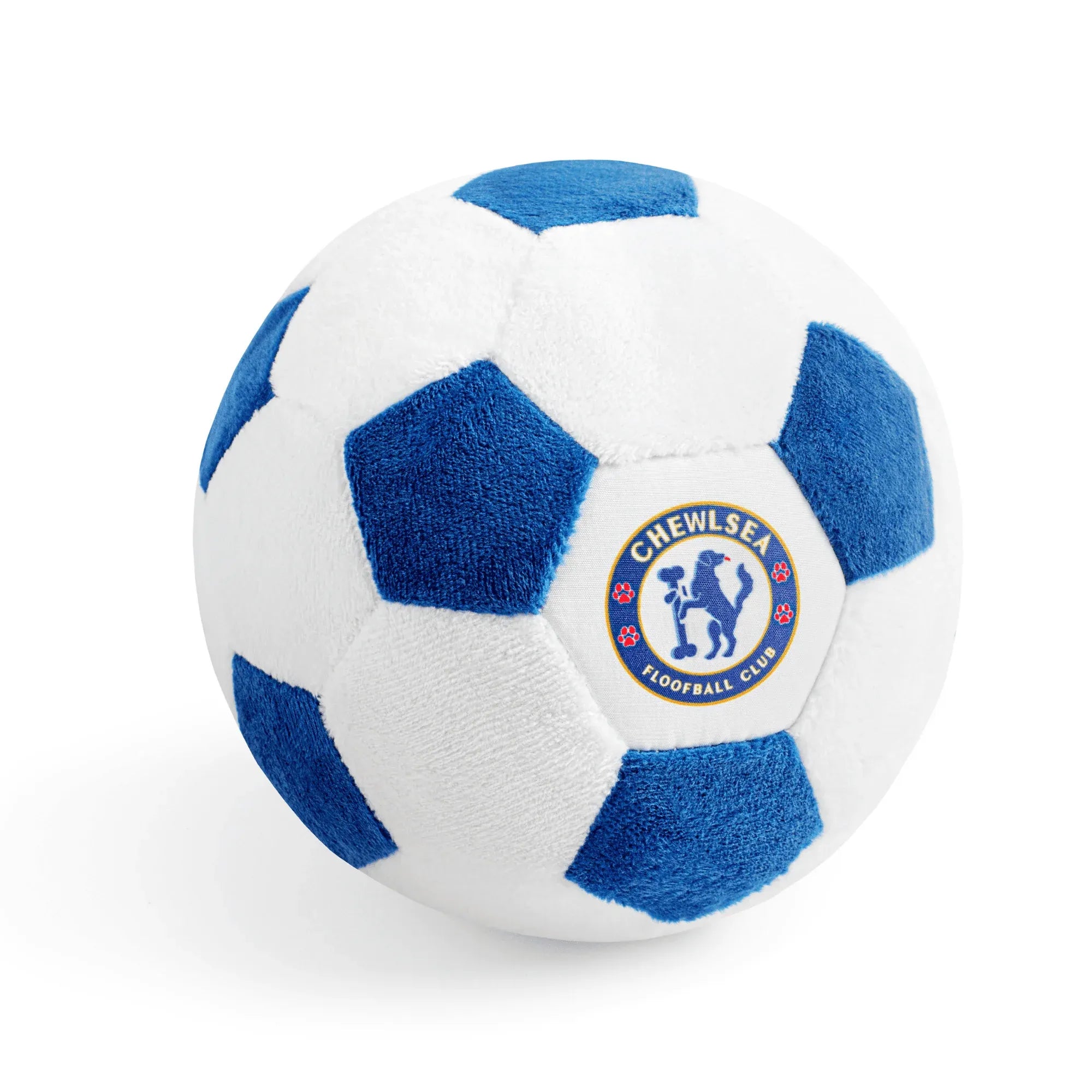 Floofball Chewlsea Plush Soccer Ball - Dog Toy (Back)