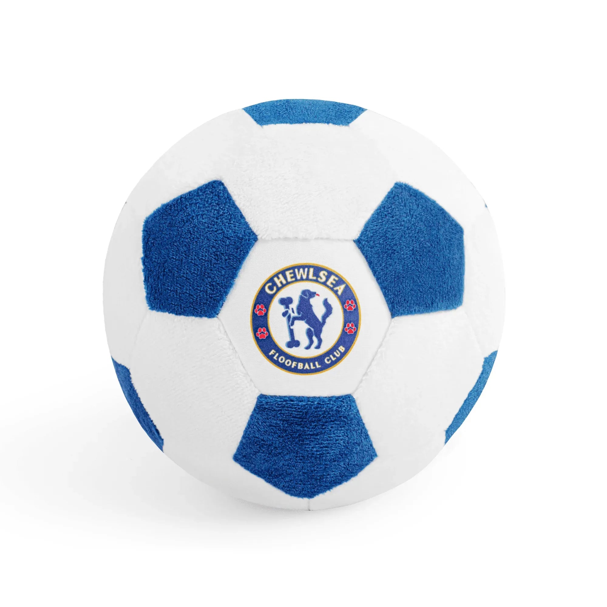 Floofball Chewlsea Plush Soccer Ball - Dog Toy (Front)