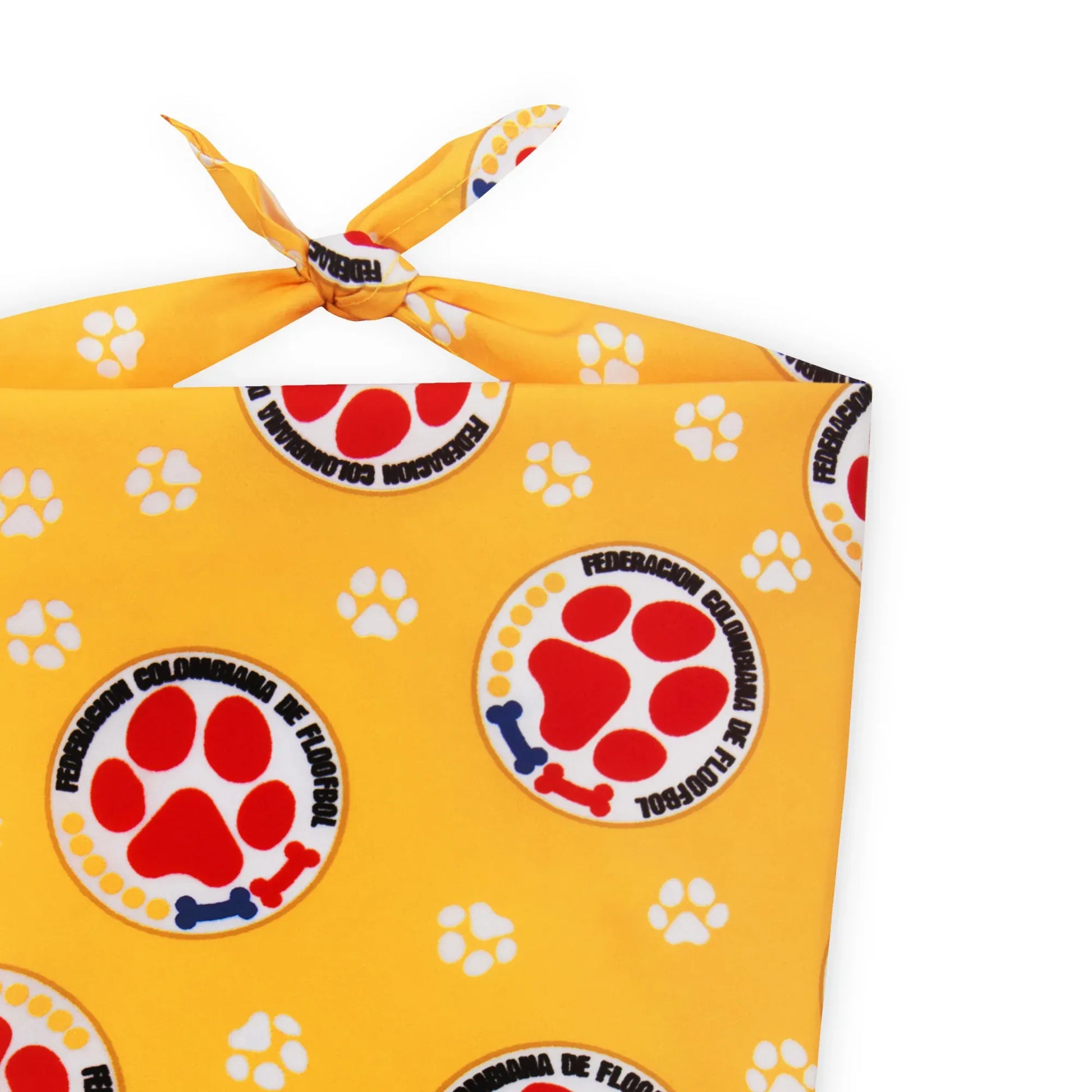 Floofball Colombia Dog Bandana (Detail 1)