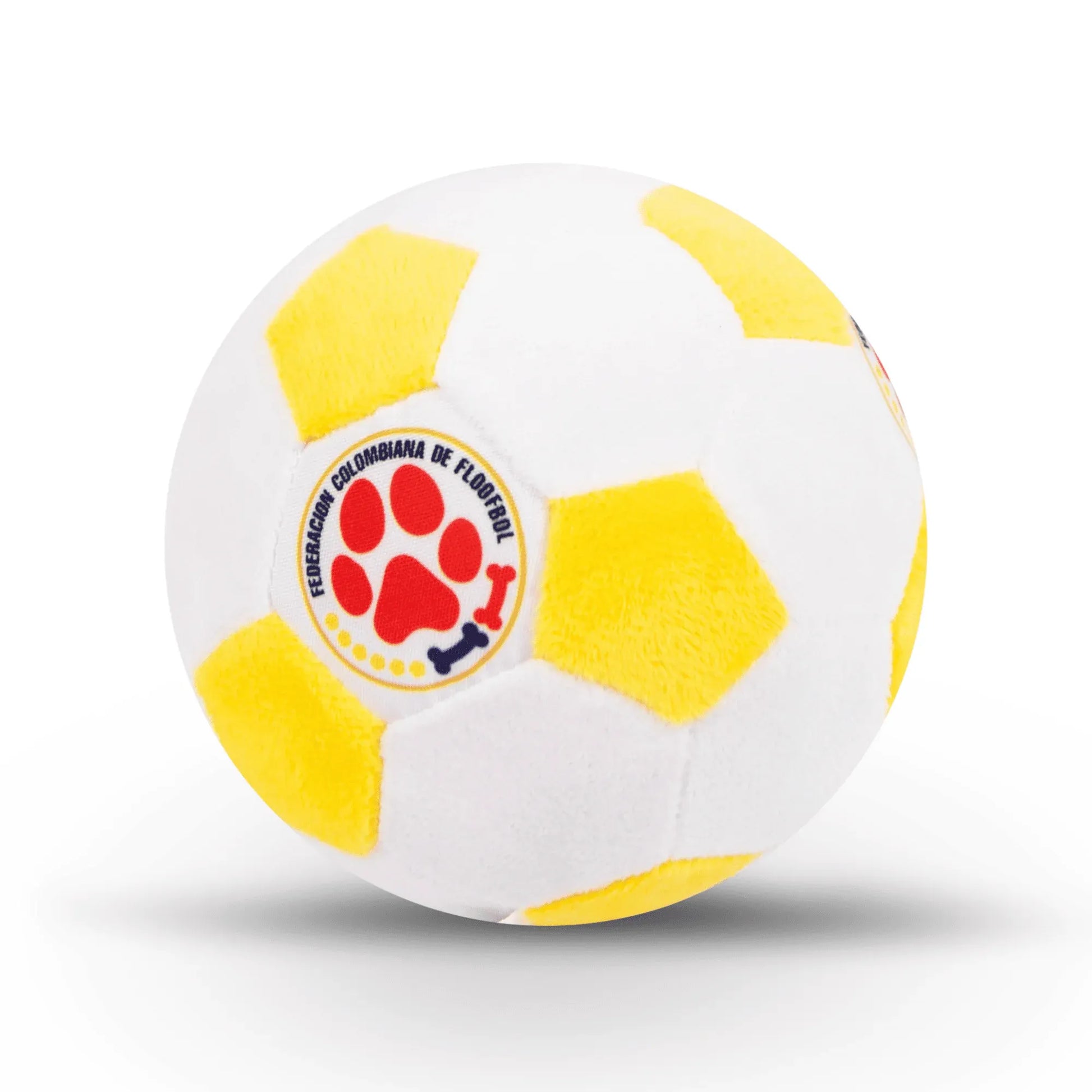Floofball Colombia Plush Soccer Ball - Dog Toy (Back)