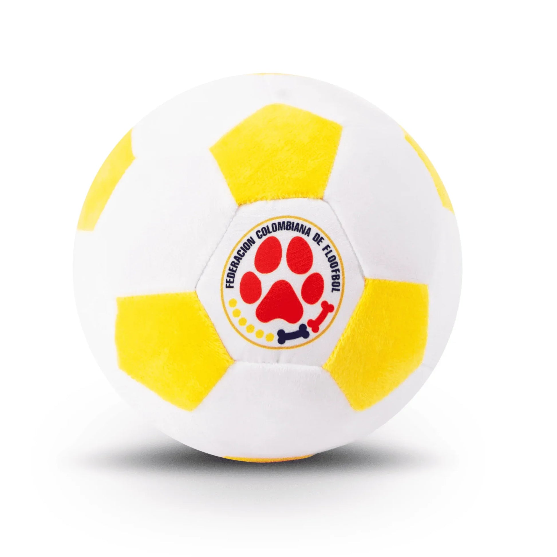 Floofball Colombia Plush Soccer Ball - Dog Toy (Front)