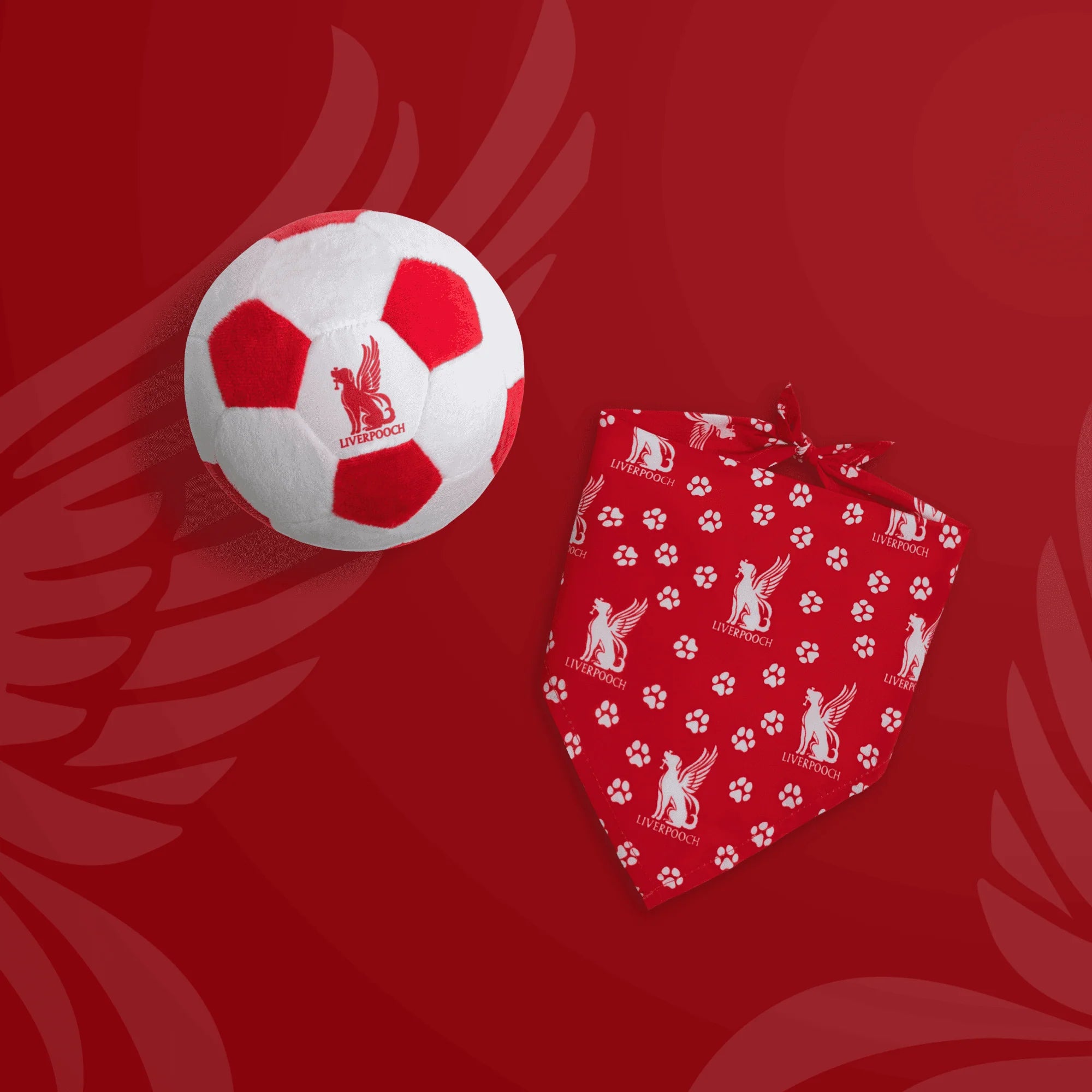 Floofball Liverpooch Plush Soccer Ball - Dog Toy (Promo)