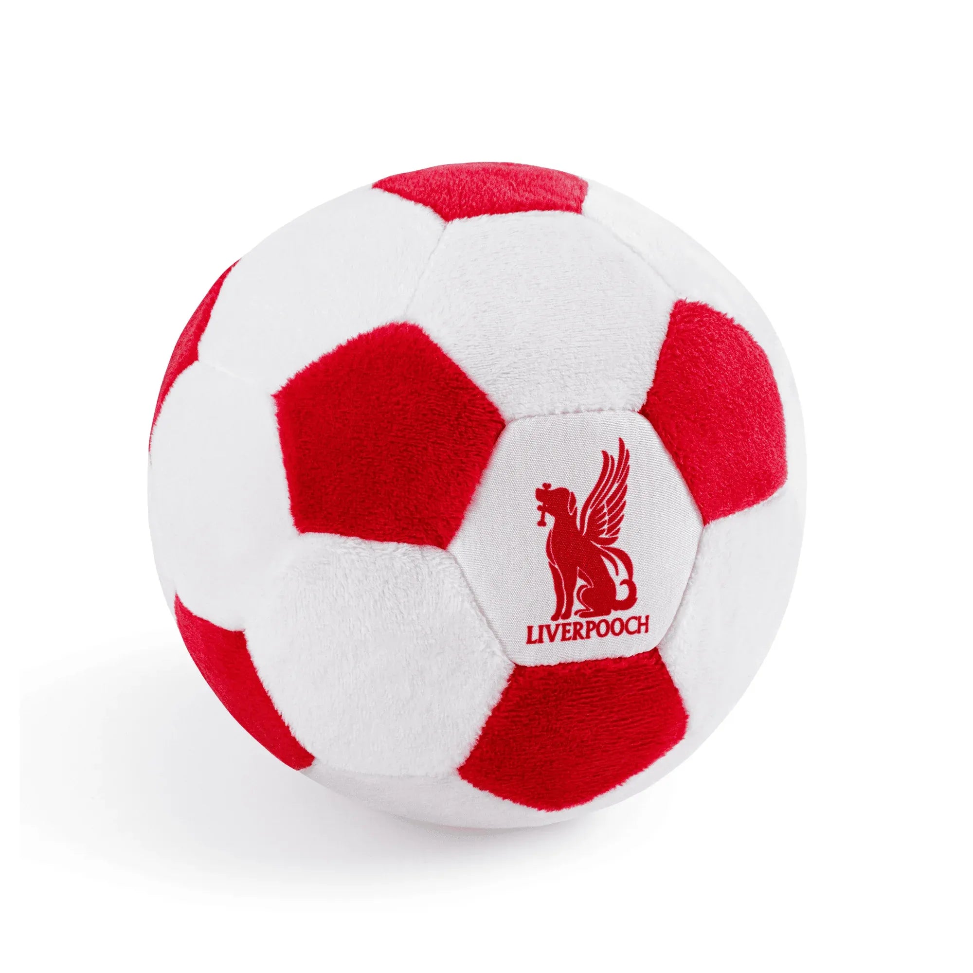Floofball Liverpooch Plush Soccer Ball - Dog Toy (Side)