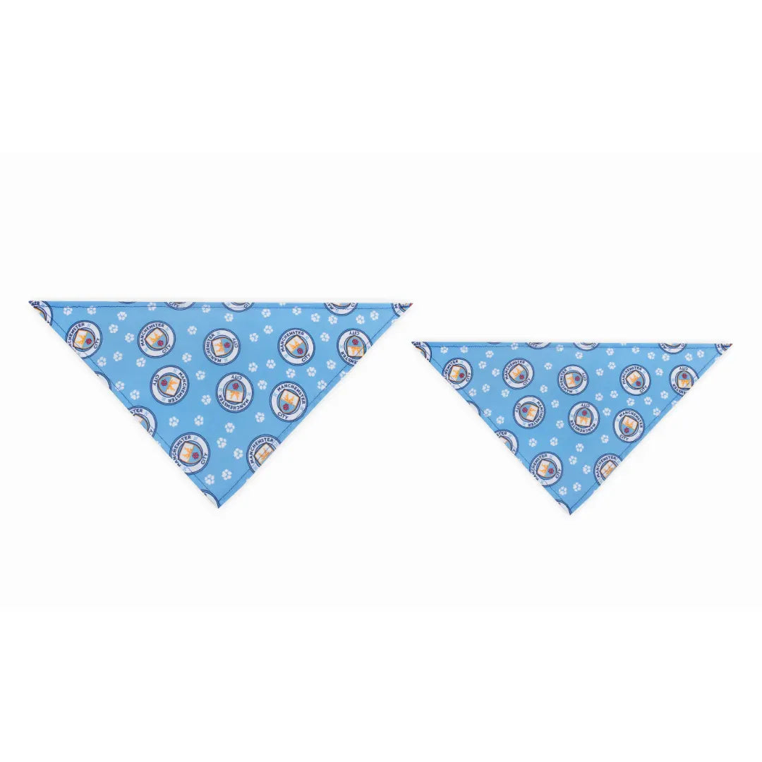 Floofball Manchewster City Dog Bandana (Large and Small)