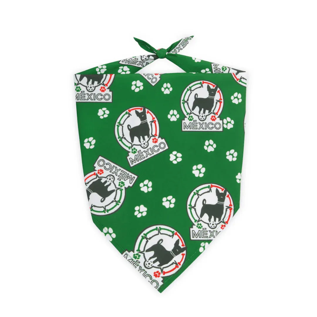Floofball Mexico Dog Bandana (Tied)