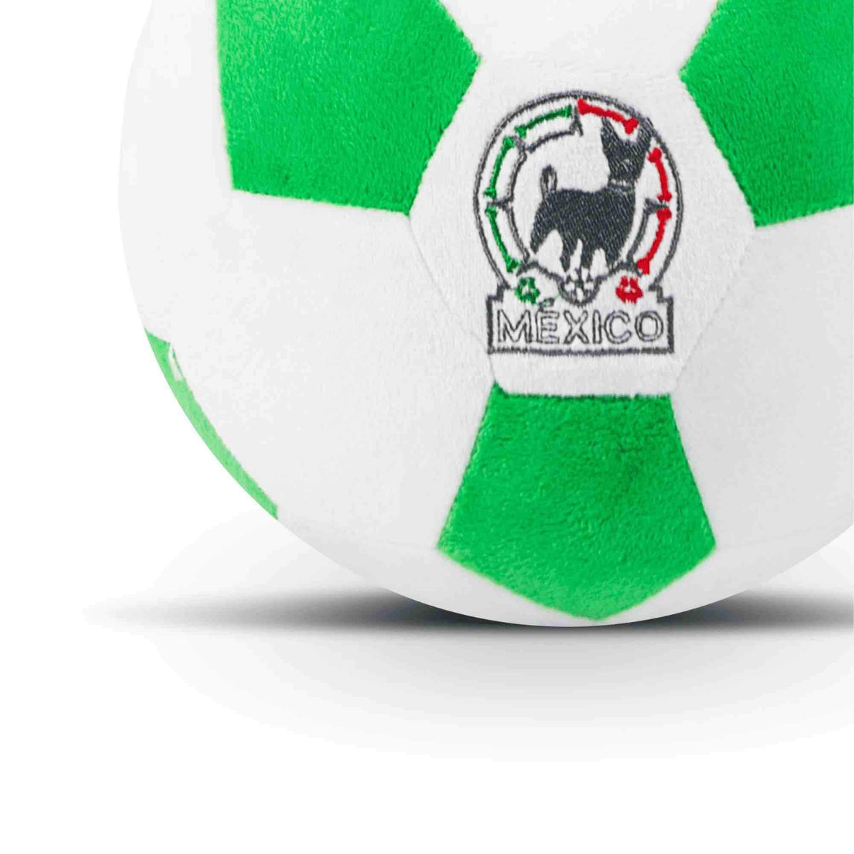 Floofball Mexico Large Plush Soccer Ball - Dog Toy (Detail 1)