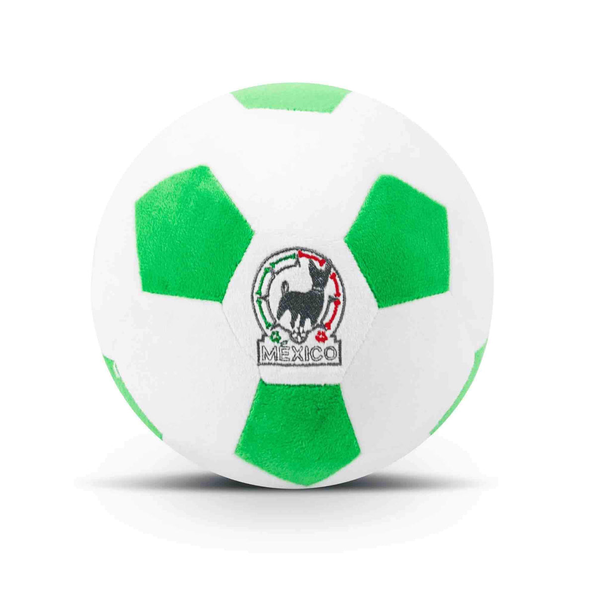 Floofball Mexico Large Plush Soccer Ball - Dog Toy (Front)
