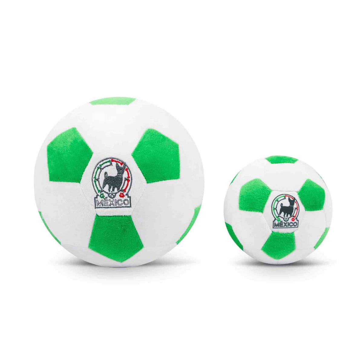 Floofball Mexico Large Plush Soccer Ball - Dog Toy (Large and Small)