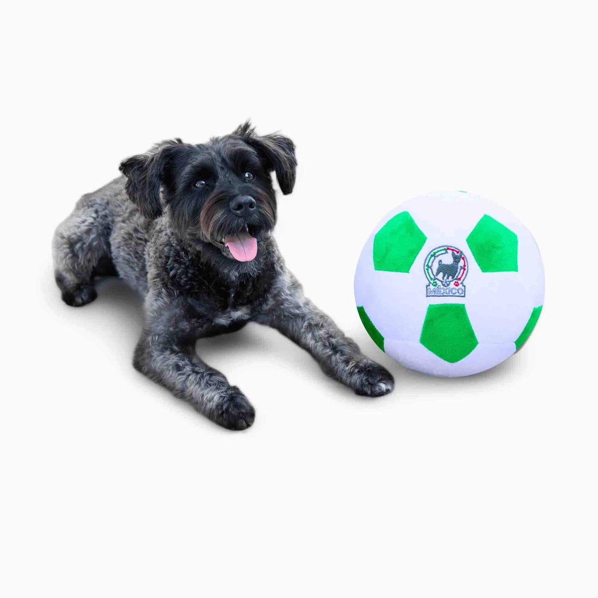 Floofball Mexico Large Plush Soccer Ball - Dog Toy (Model)