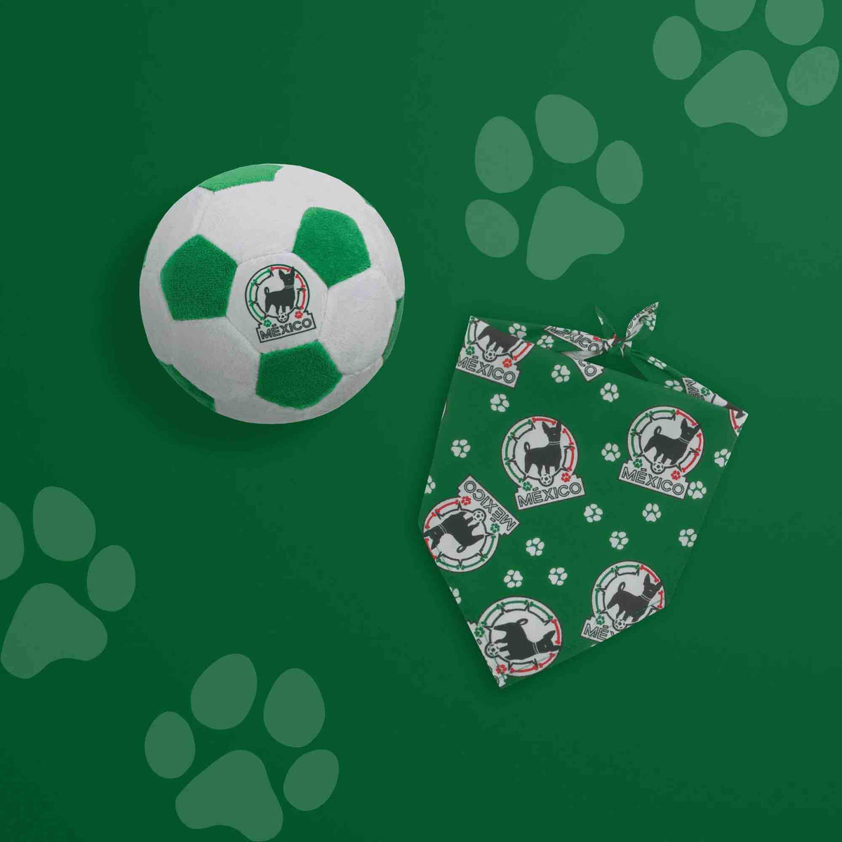 Floofball Mexico Large Plush Soccer Ball - Dog Toy (Promo)