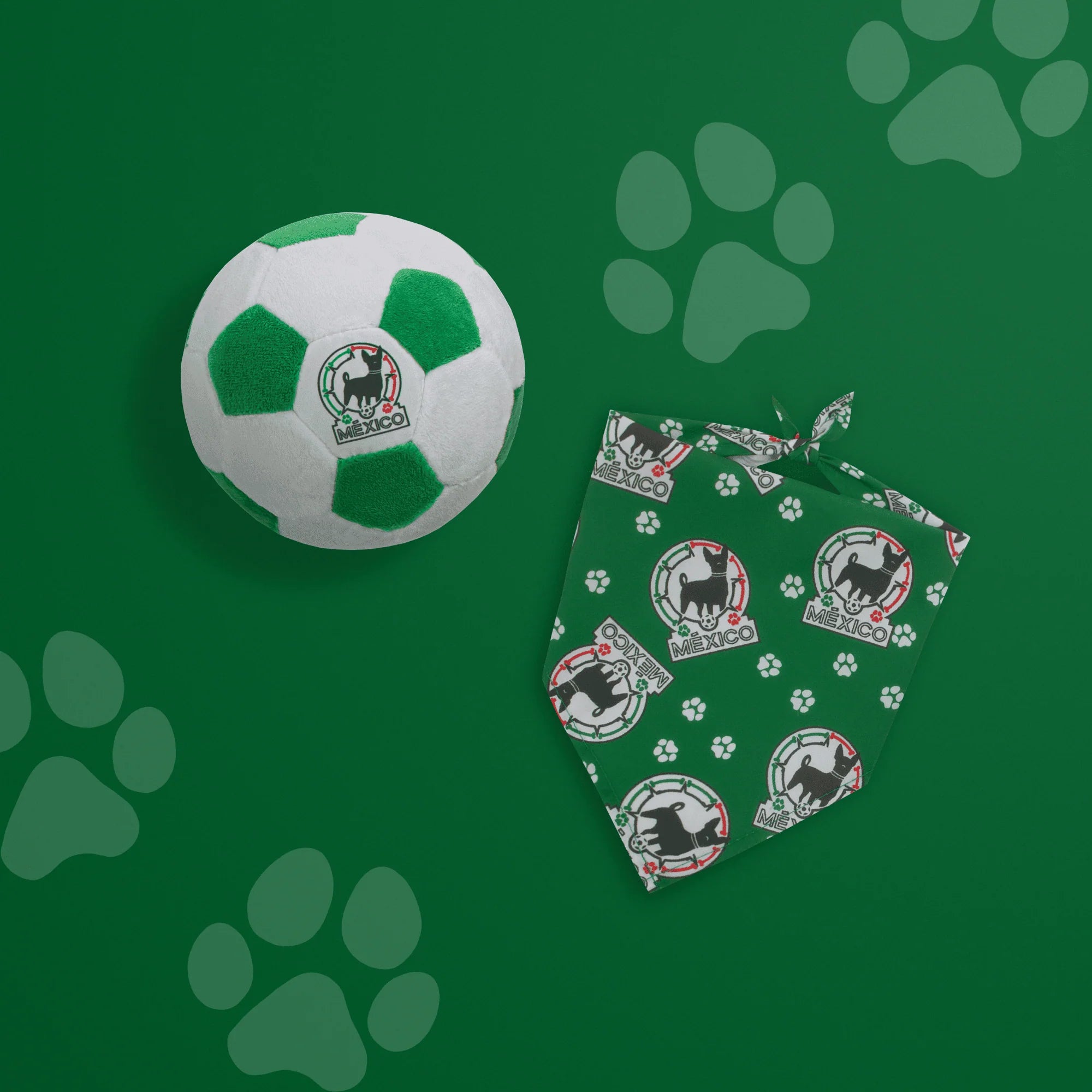 Floofball Mexico Plush Soccer Ball - Dog Toy (Promo)