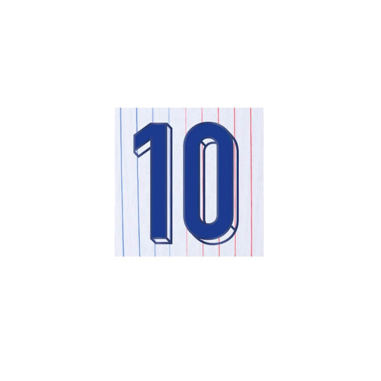 France 2024/25 Away Mbappe #10 Youth Jersey Name Set (Front)