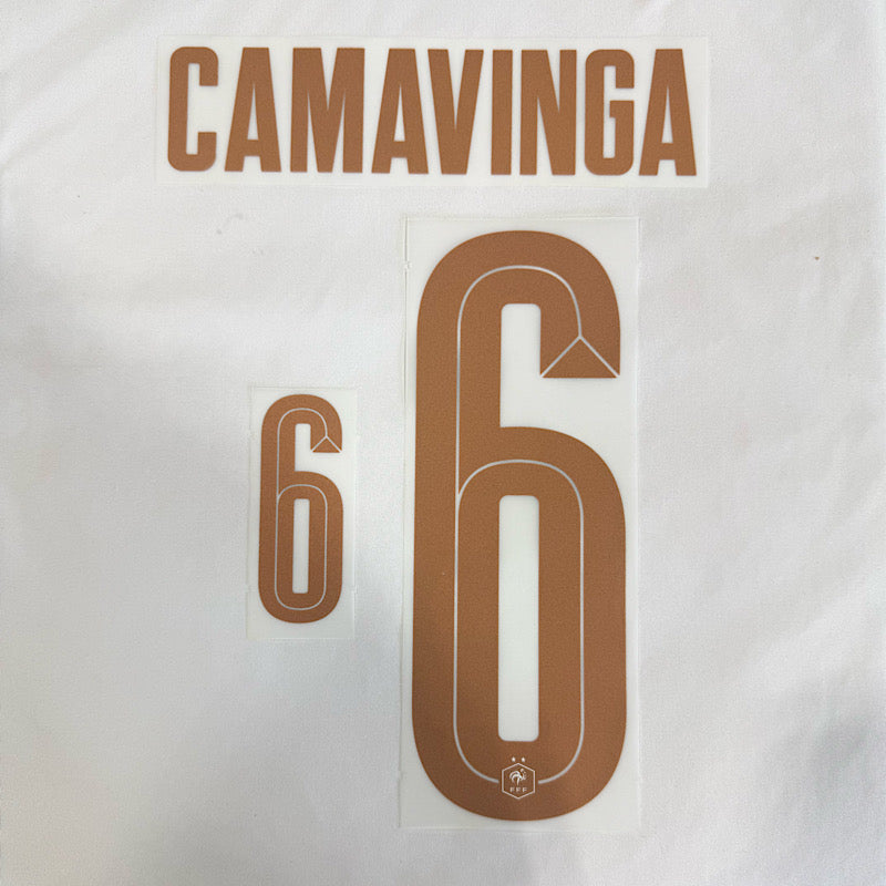 France 2026- Away CAMAVINGA #7 Official Name Set