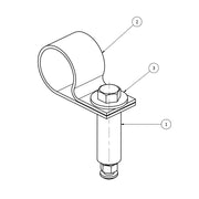 Gared Futsal/Handball Indoor Floor Anchor (Diagram)
